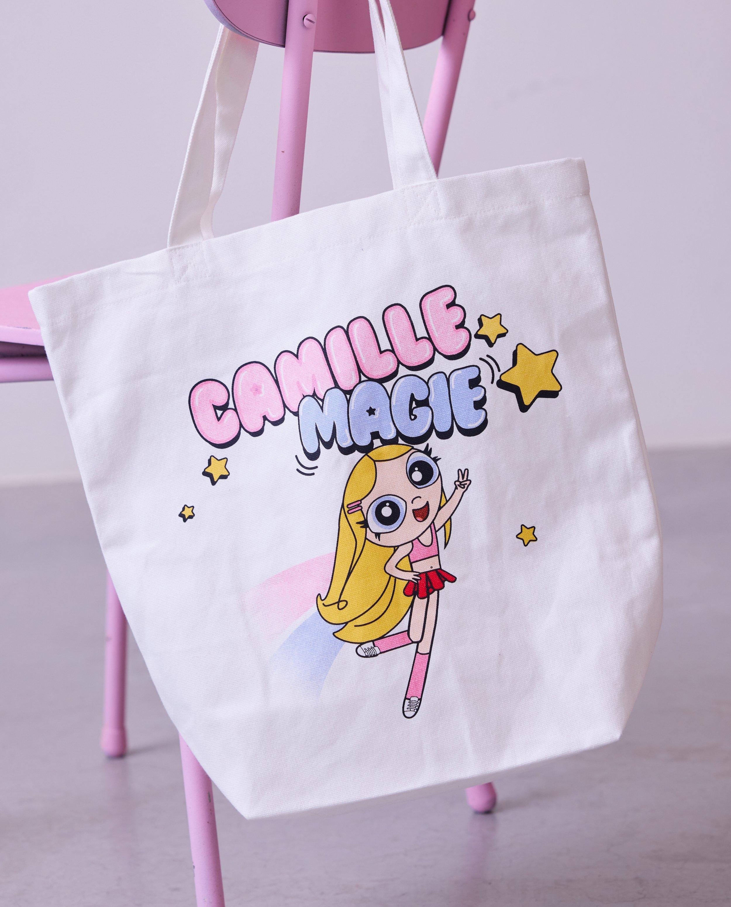 Tote bag met print Moustache - null - CAMILLE