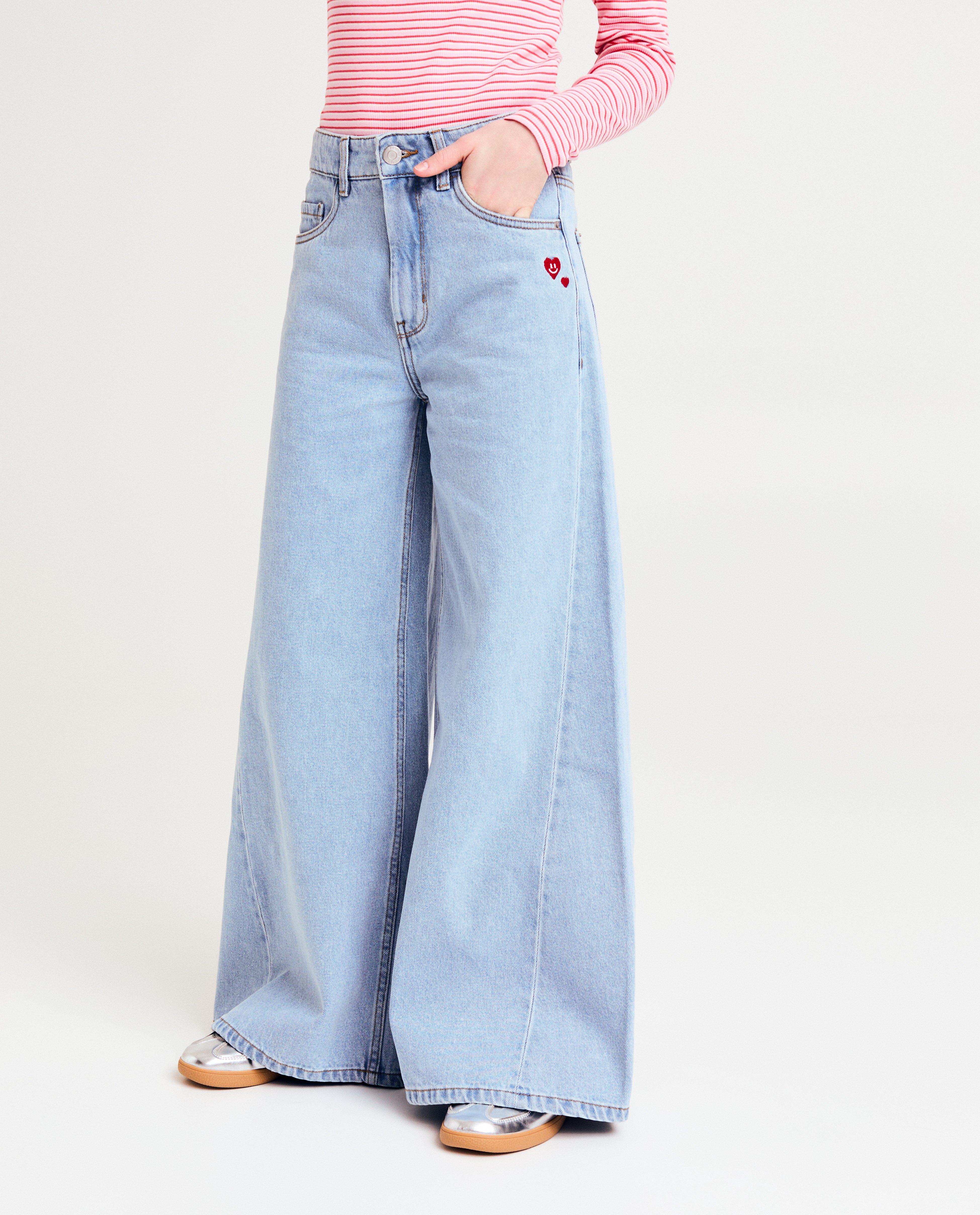 Jeans - Blauwe jeans, extra wide fit