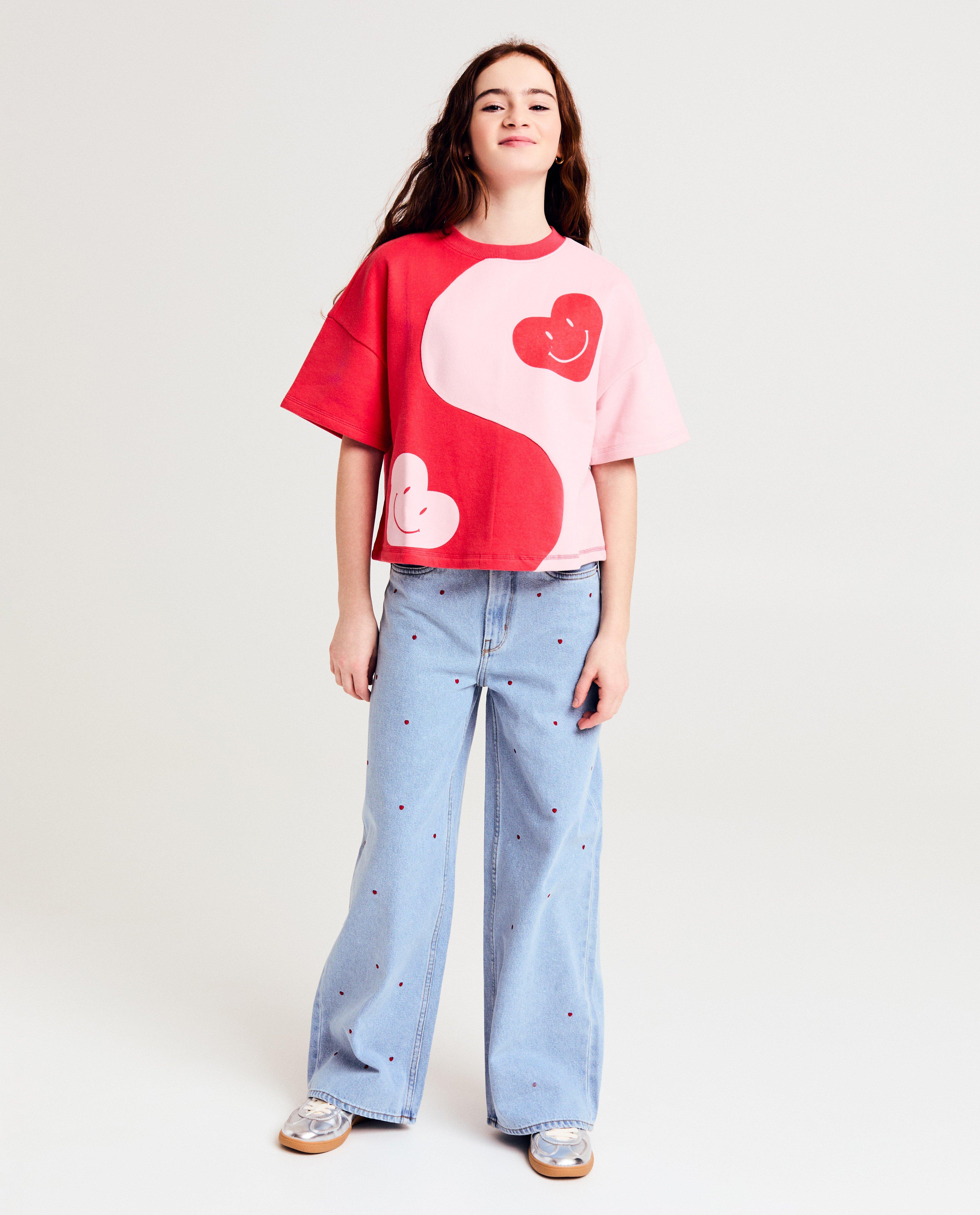 T-shirts - T-shirt met color block