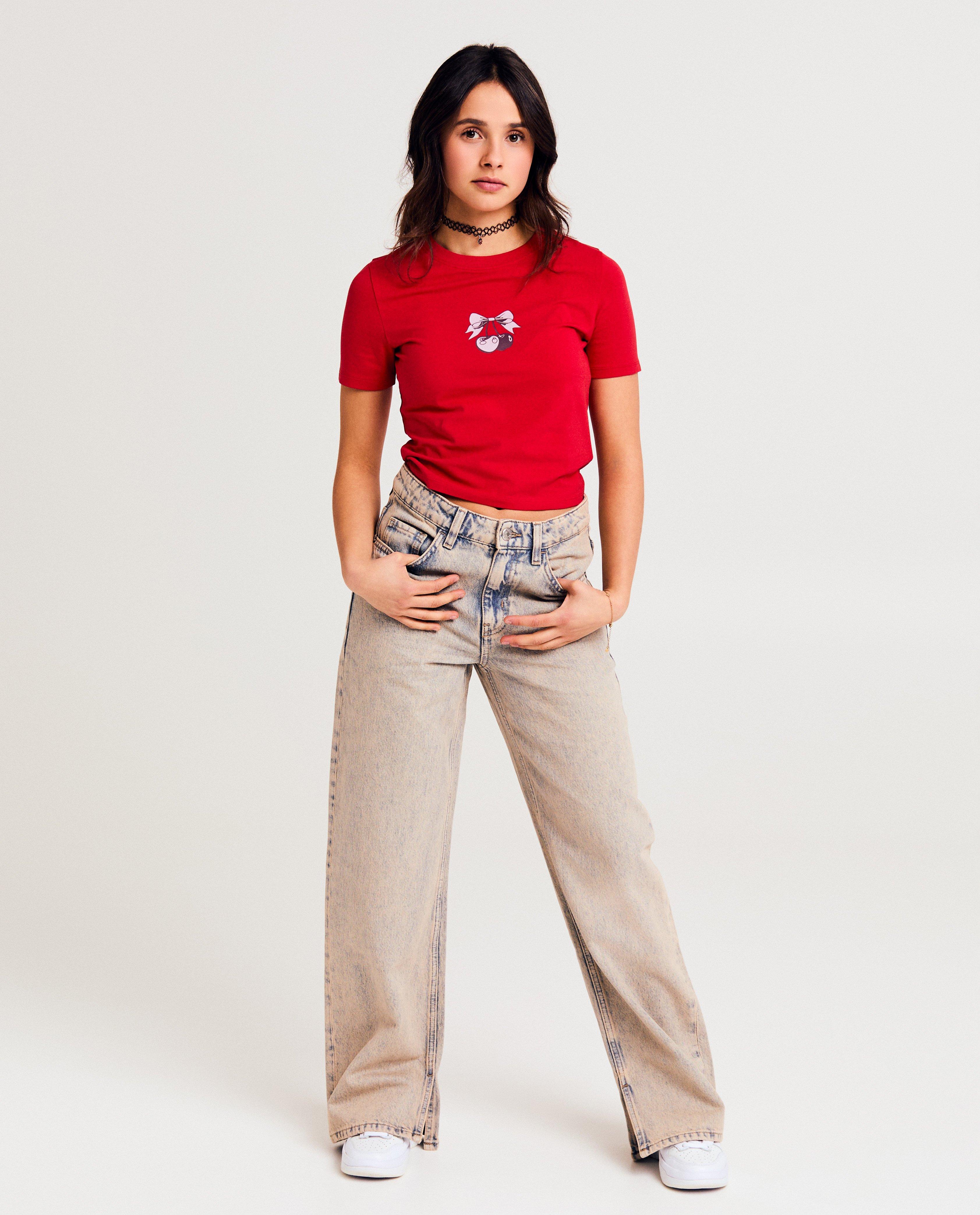 Blauwe jeans, straight fit - null - Groggy