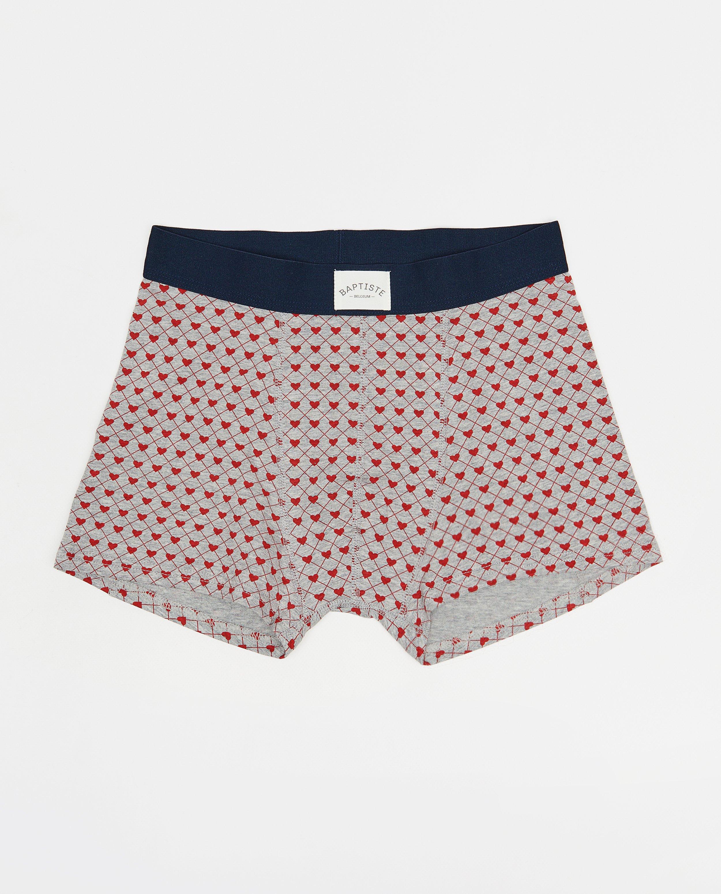 Boxershort met hartjesprint - null - Quarterback