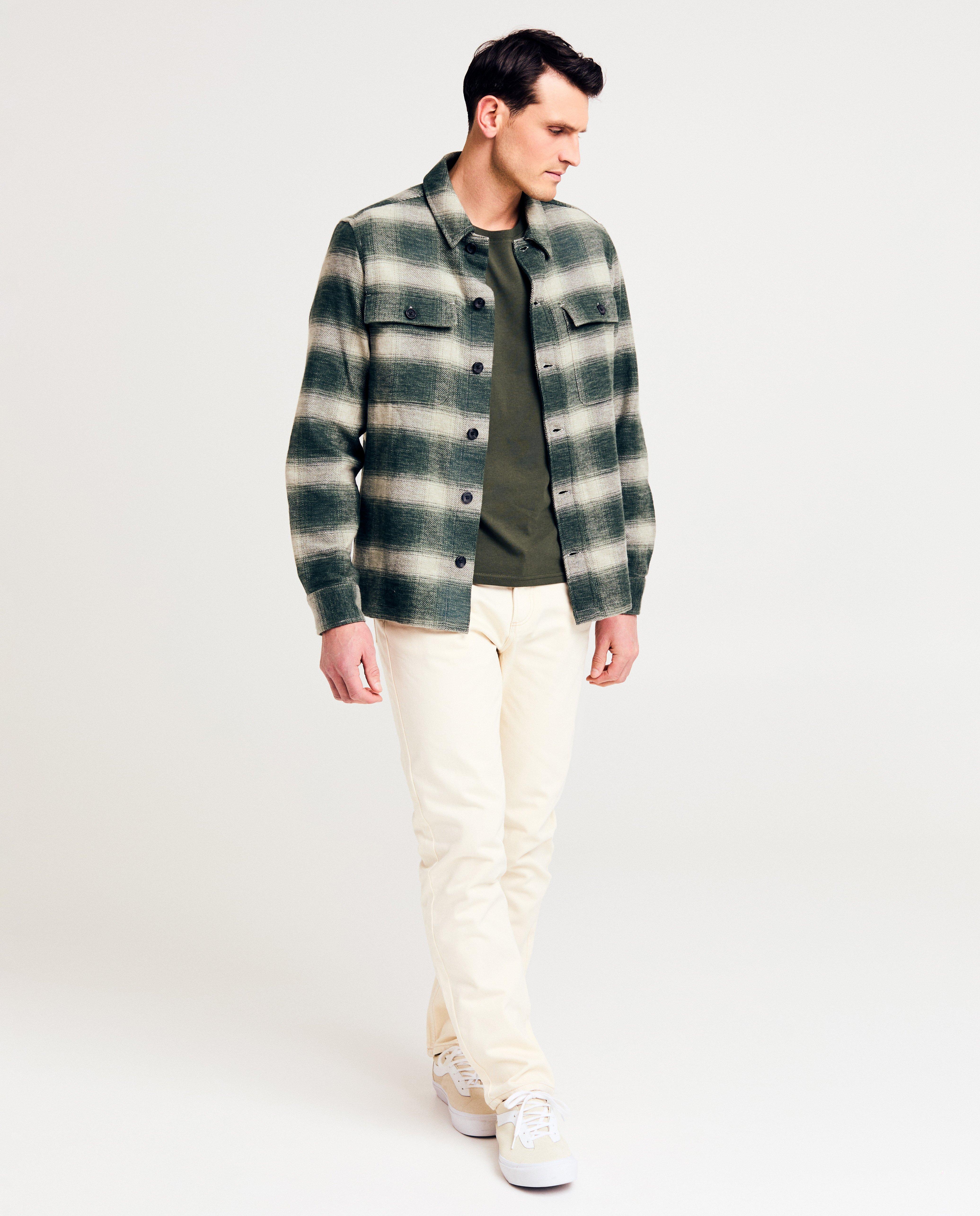 Jeans - Beige jeans, straight fit