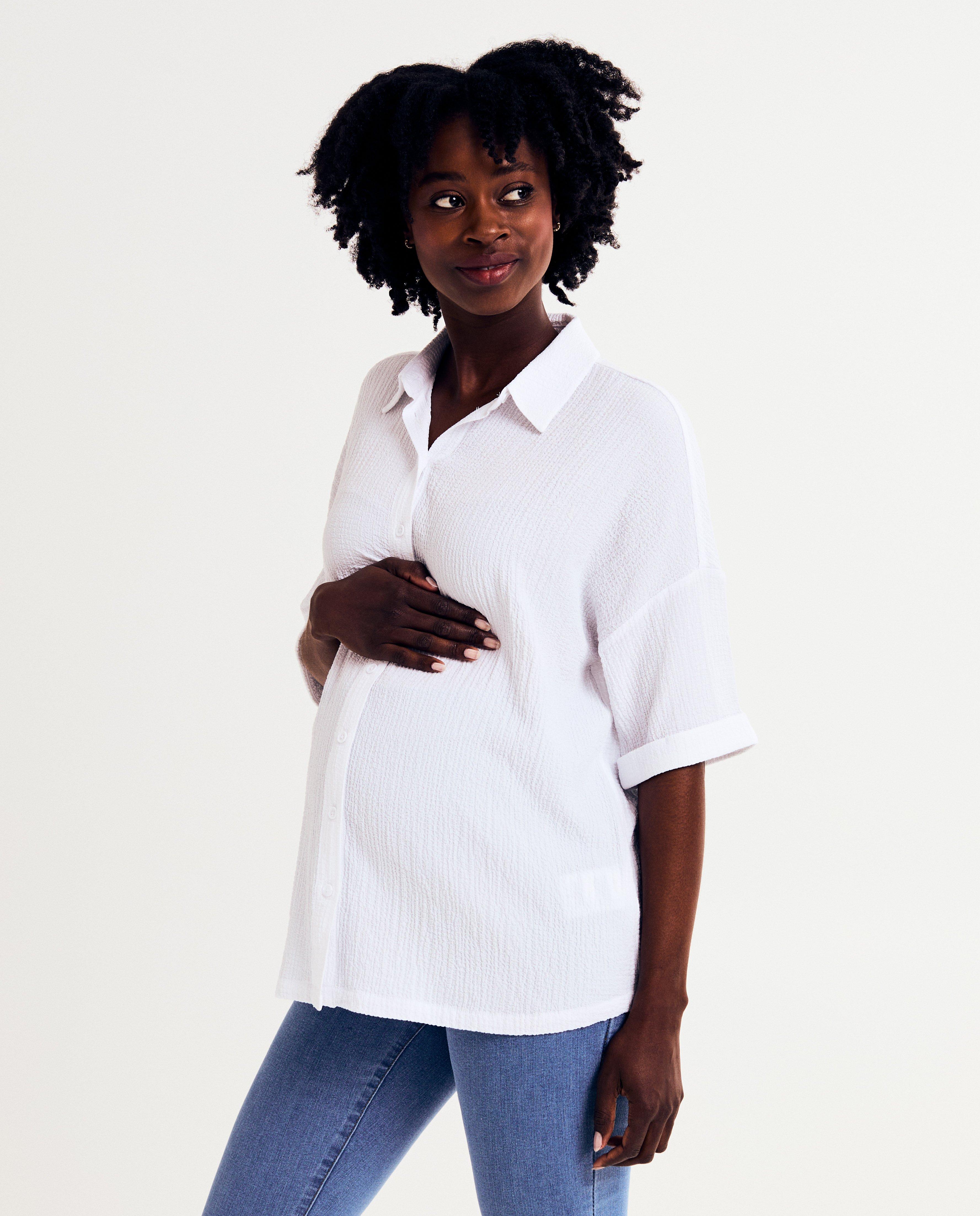 Blouse met structuur, zwangerschap - null - Atelier Maman