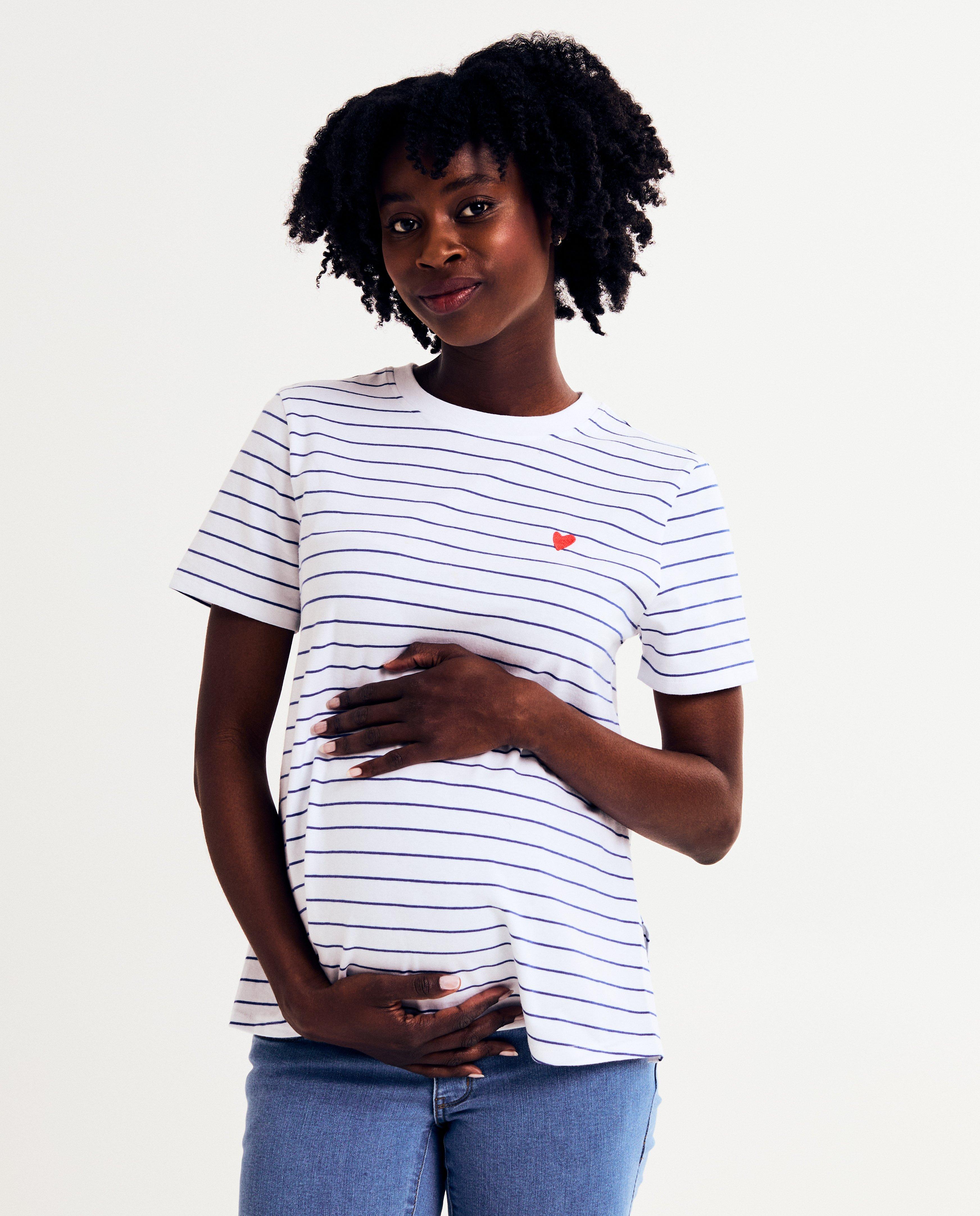 T-shirt met strepen, zwangerschap - null - Atelier Maman