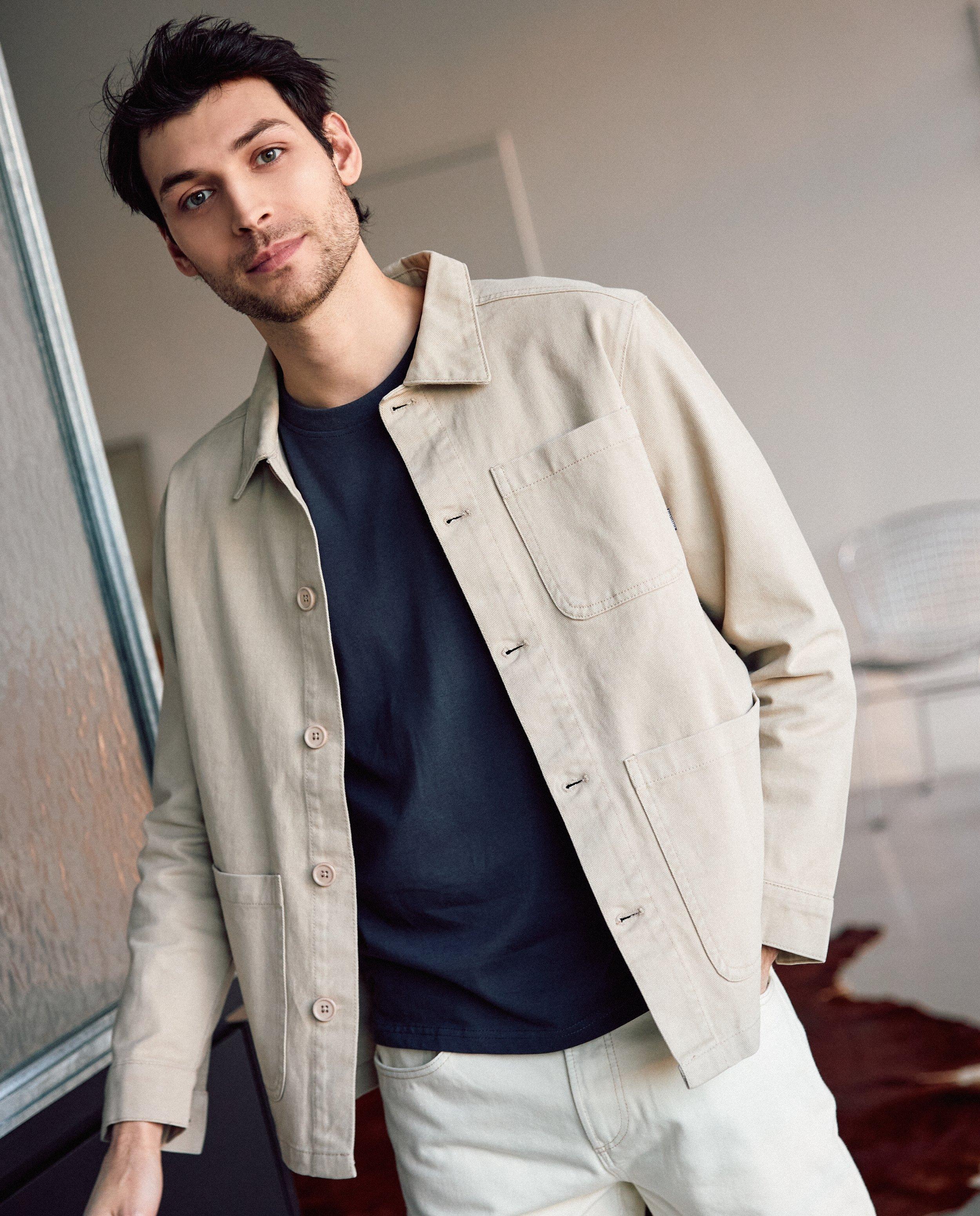 Chemise beige, loose fit
