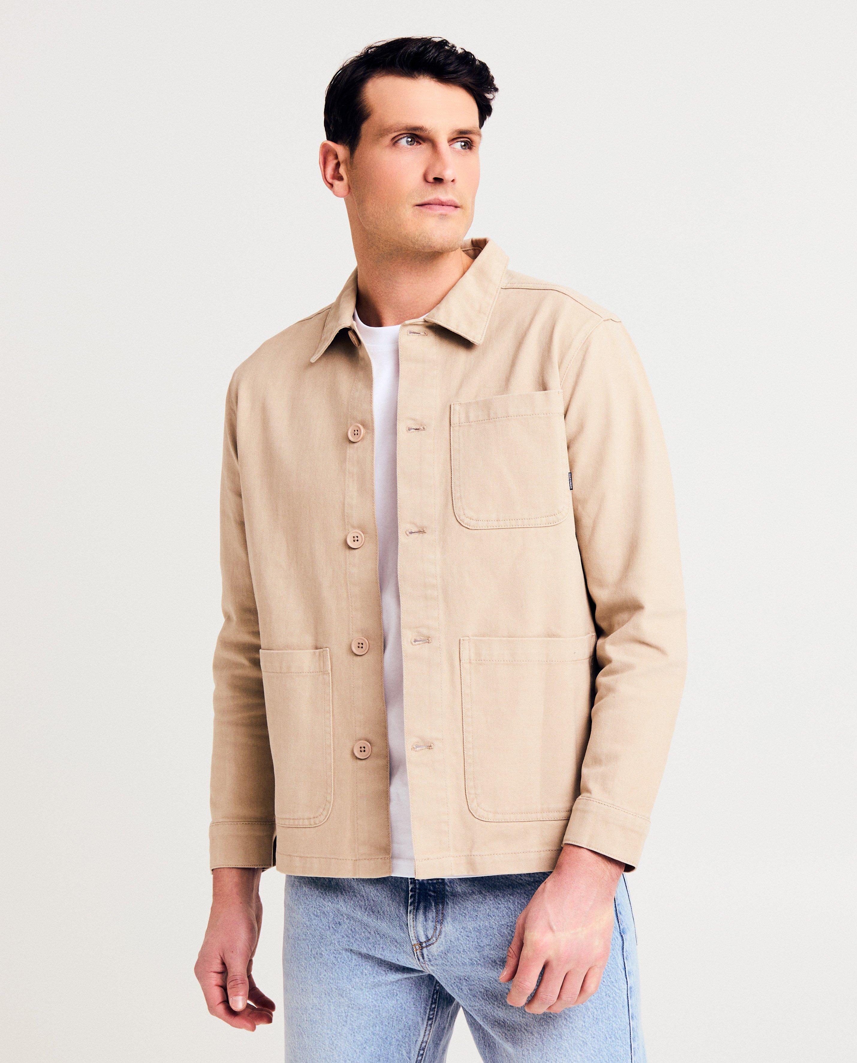 Blazers - Chemise beige, loose fit
