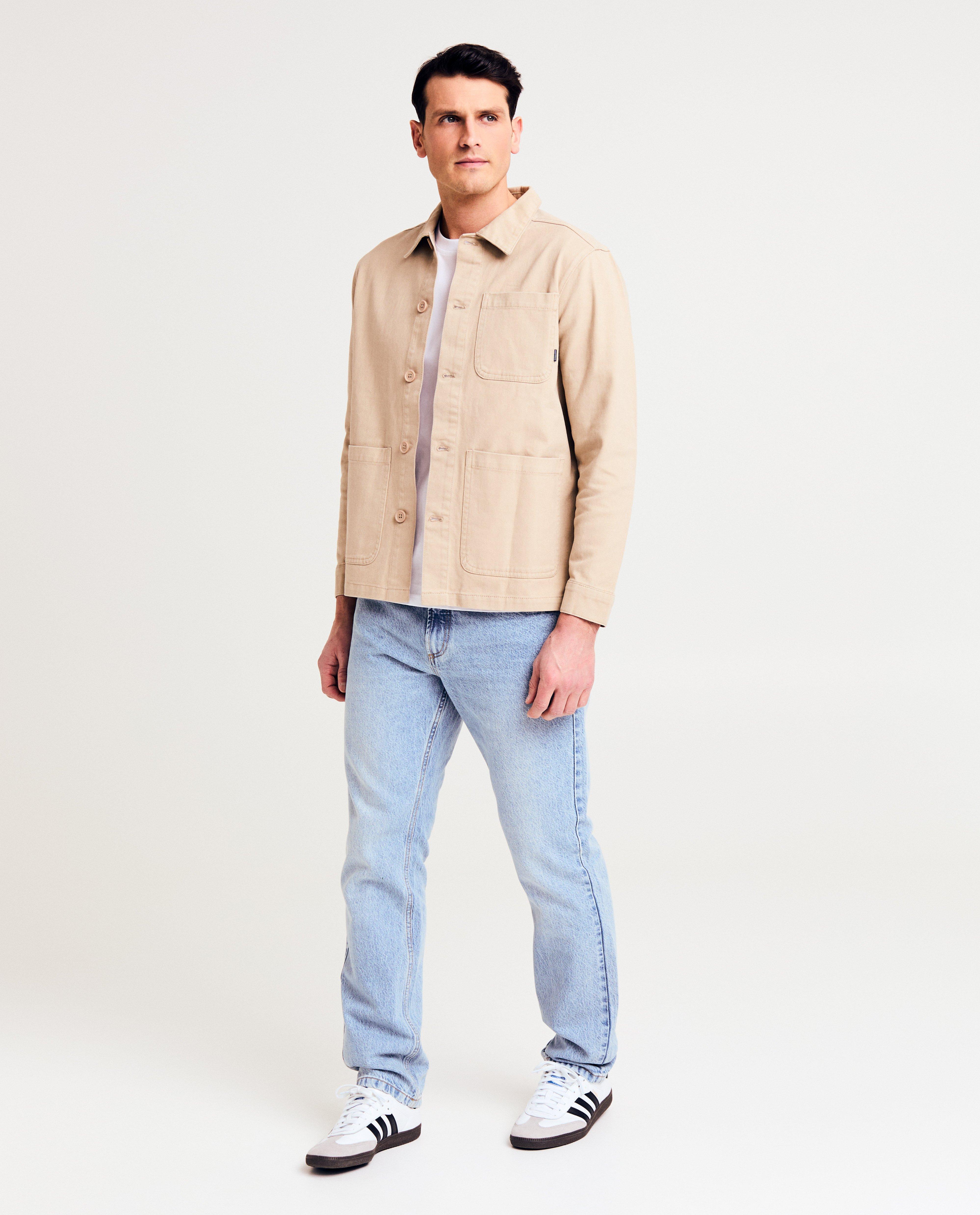 Blazers - Chemise beige, loose fit