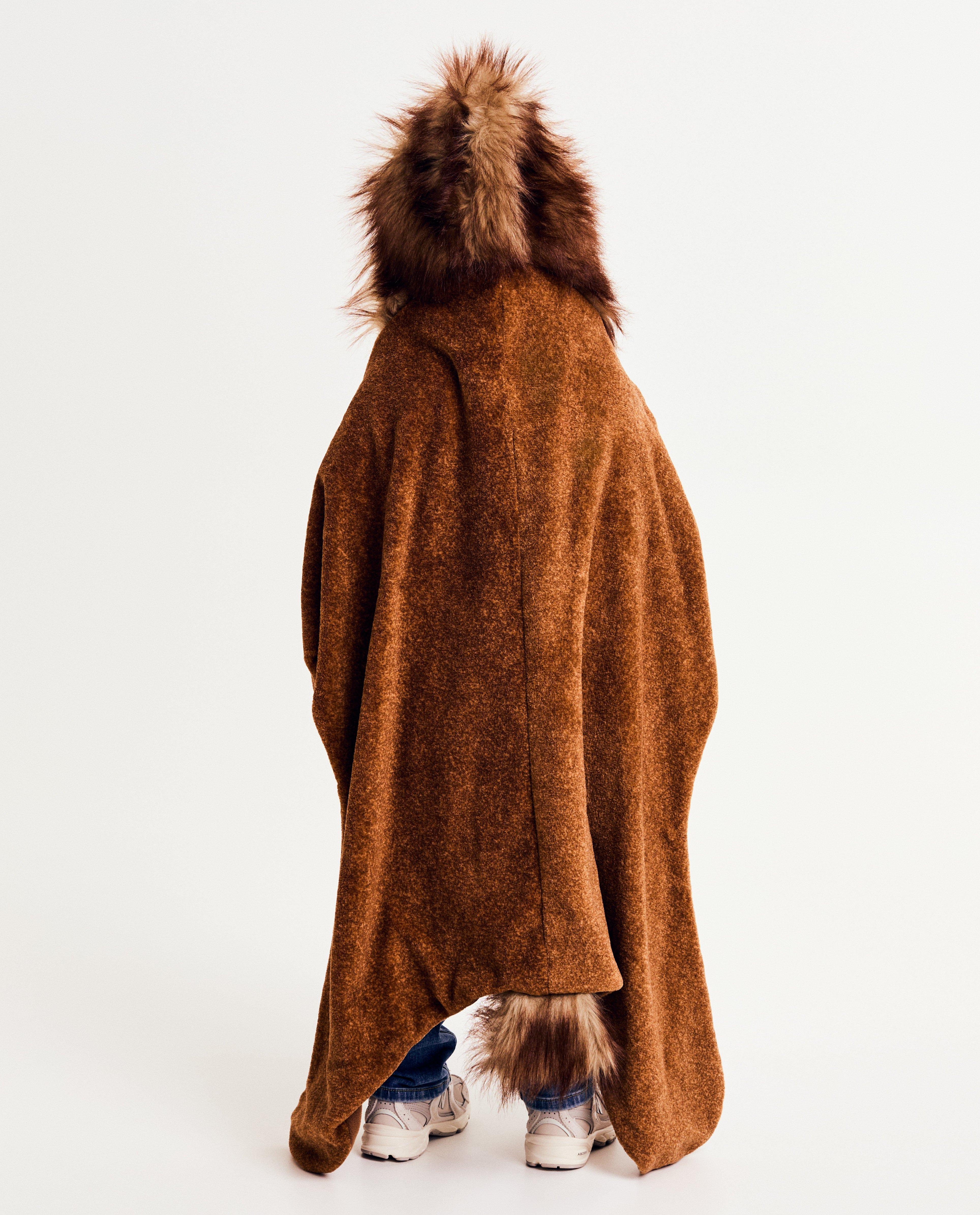 Nachtkleding - Fleece plaid met kap