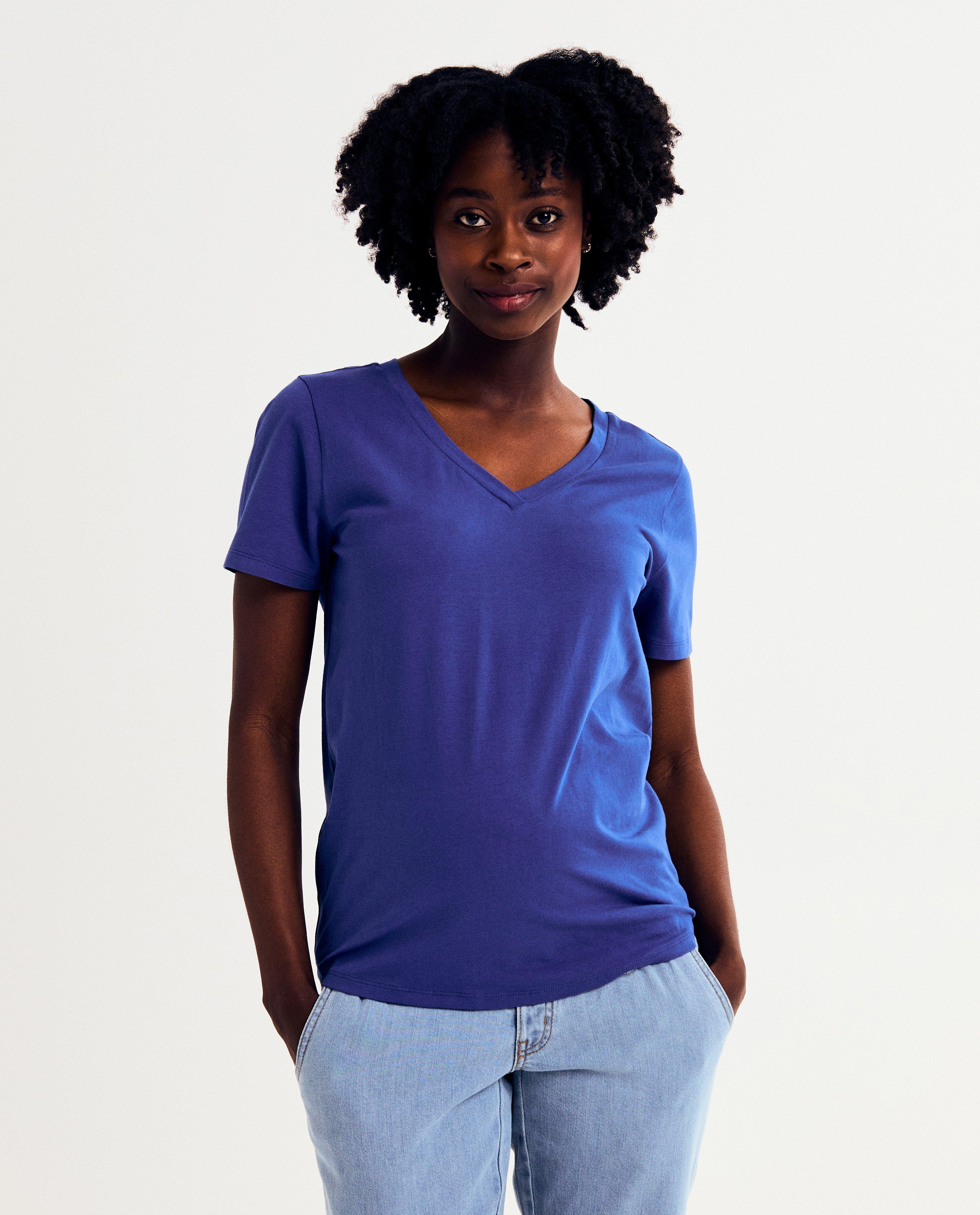Blauw T-shirt, zwangerschap - Product Detail - blauw - afbeelding nummer 1