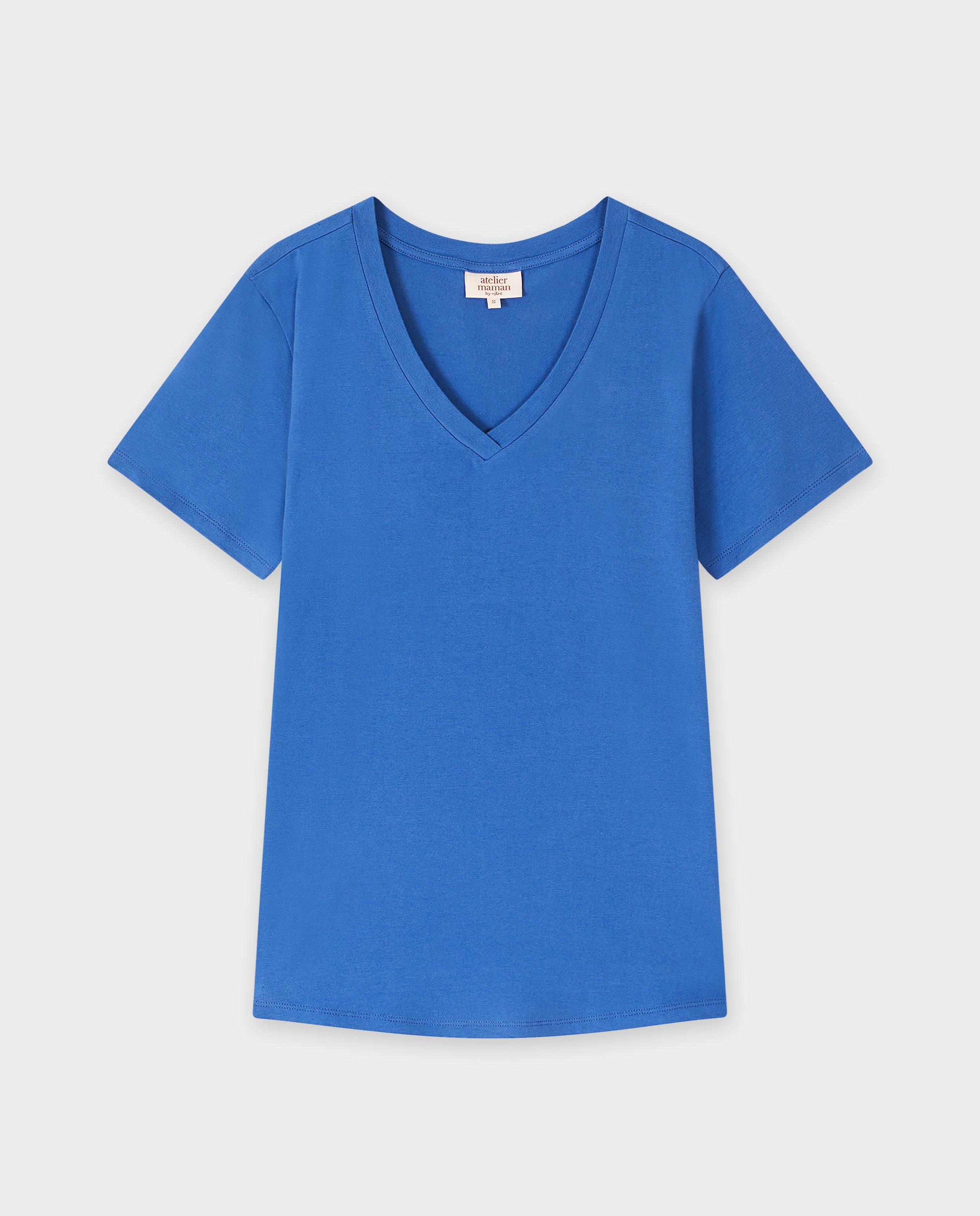 Blauw T-shirt, zwangerschap - Product Detail - blauw - afbeelding nummer 4
