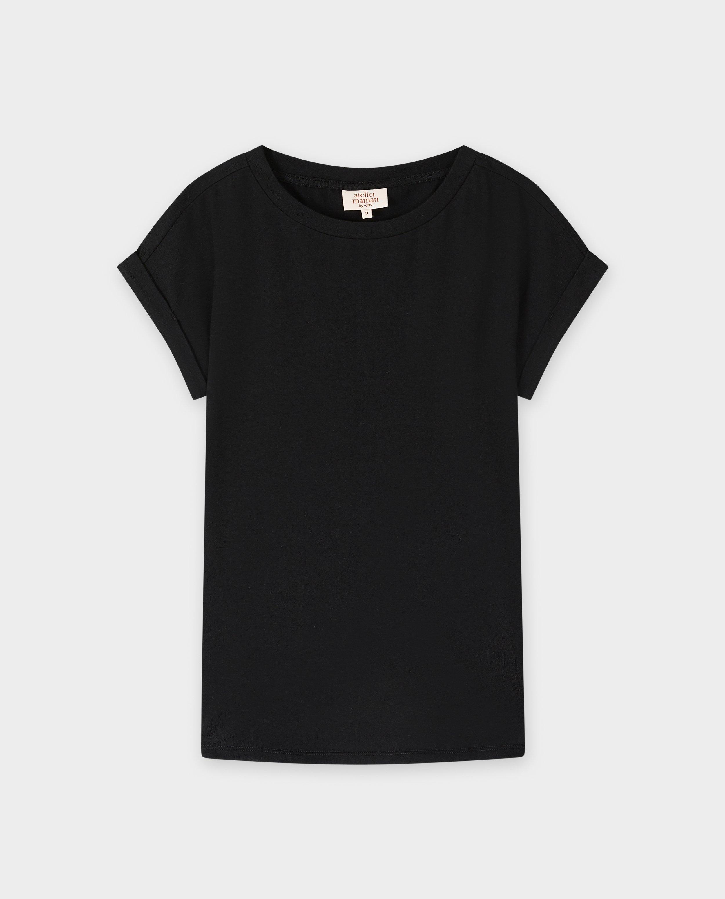 T-shirts - Zwart T-shirt, zwangerschap