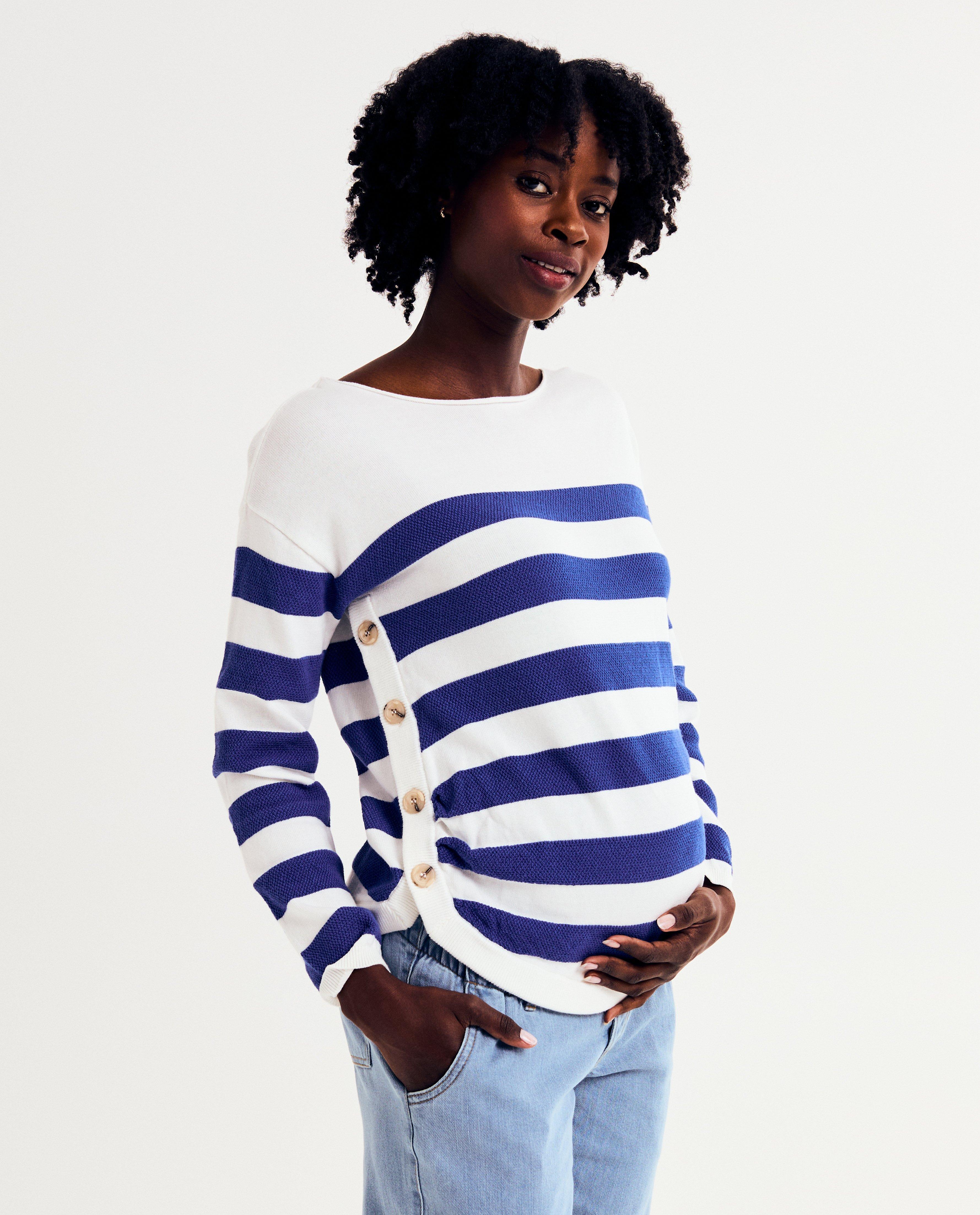 Longsleeve met strepen, zwangerschap - null - Atelier Maman