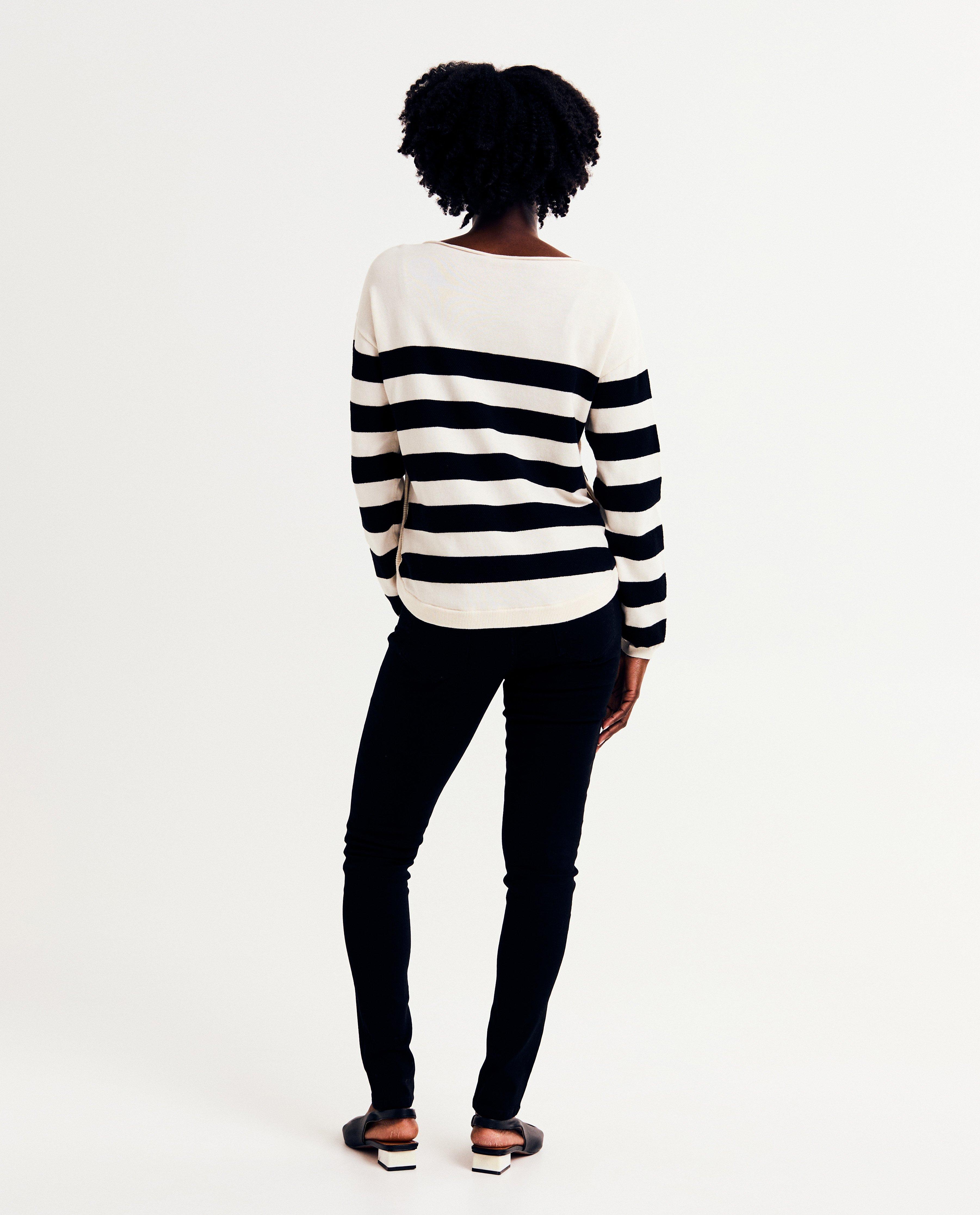 Truien - Longsleeve met strepen, zwangerschap
