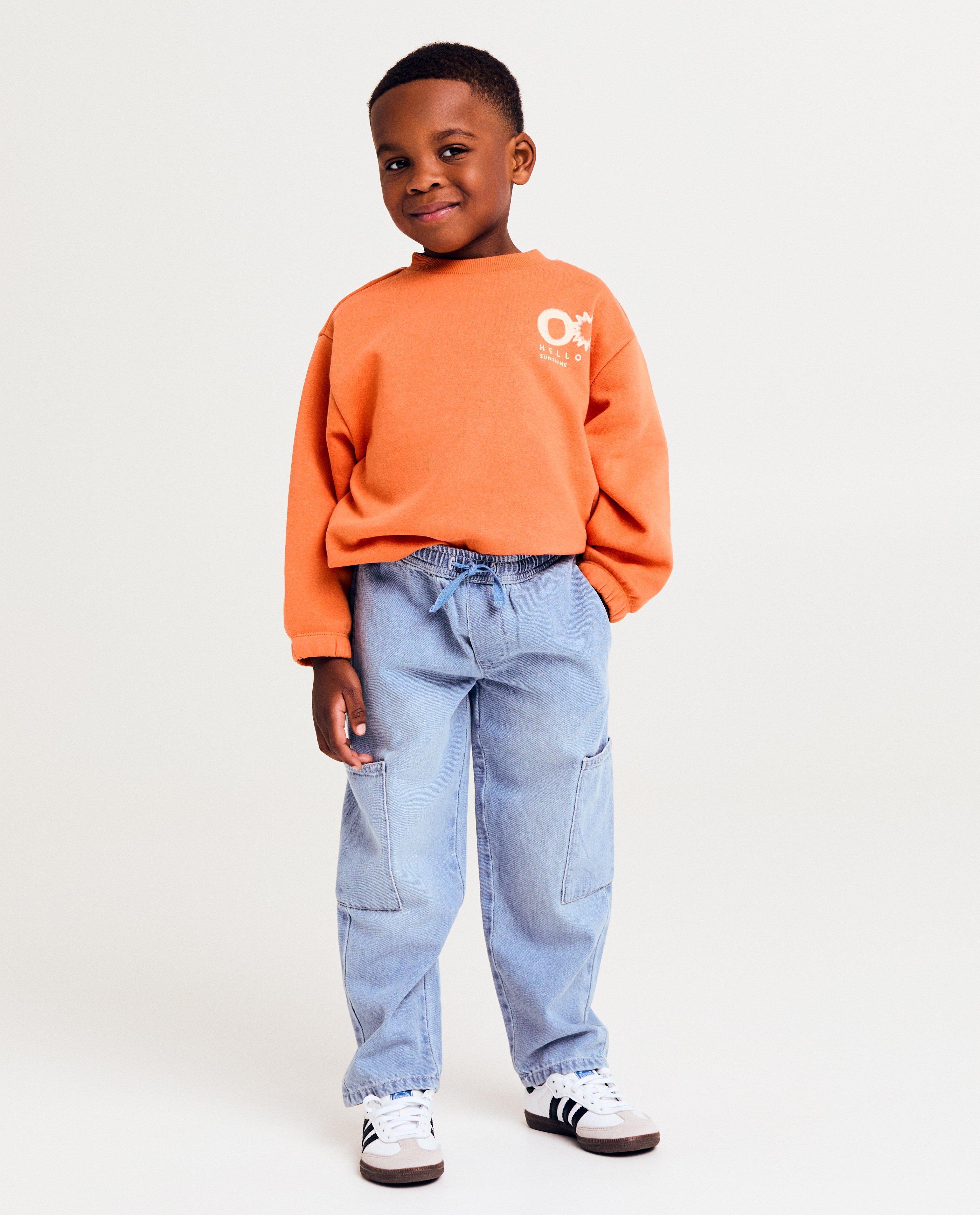 Blauwe jeans, baggy fit - null - Besties