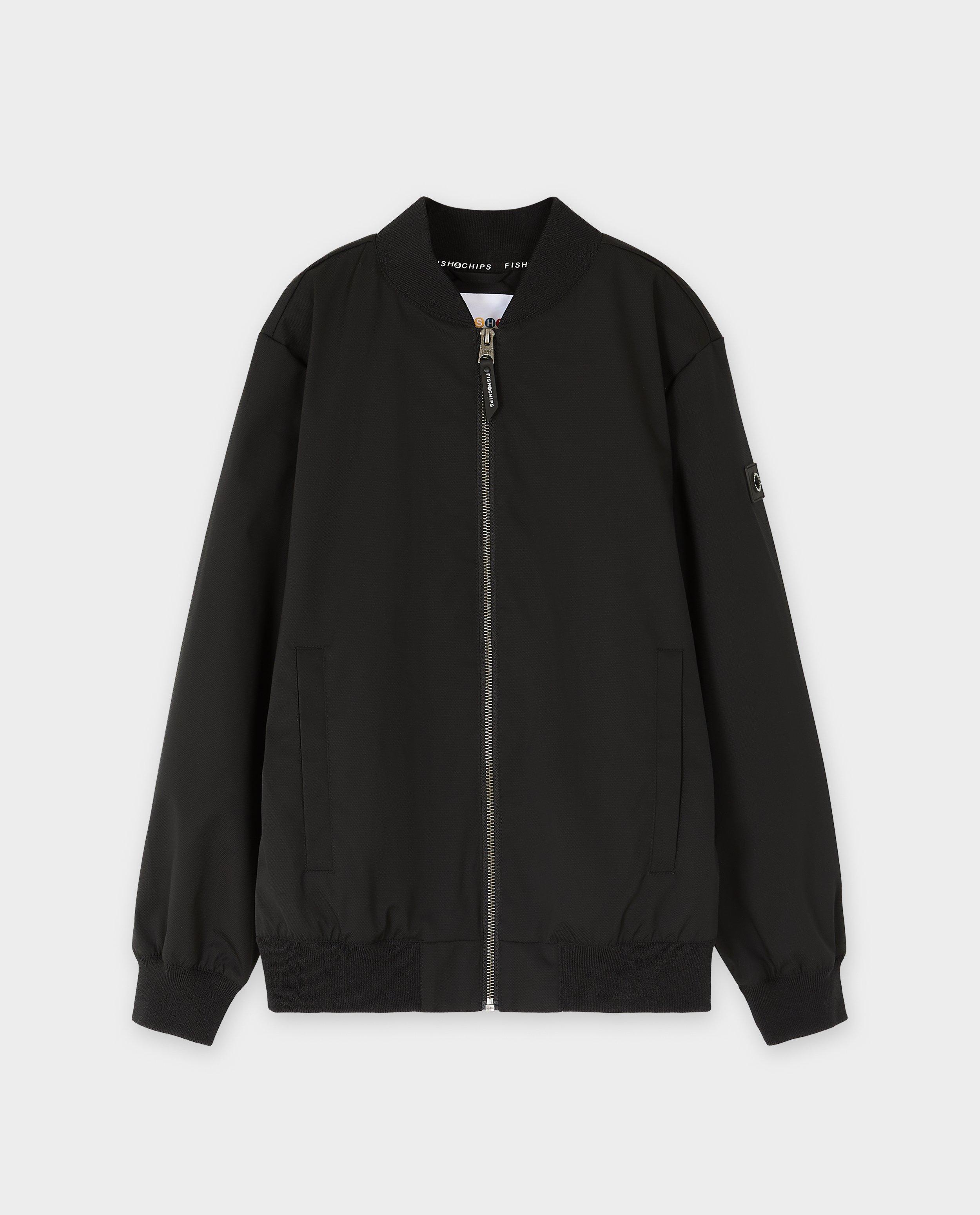 Poncho's en teddy's - Zwarte bomber