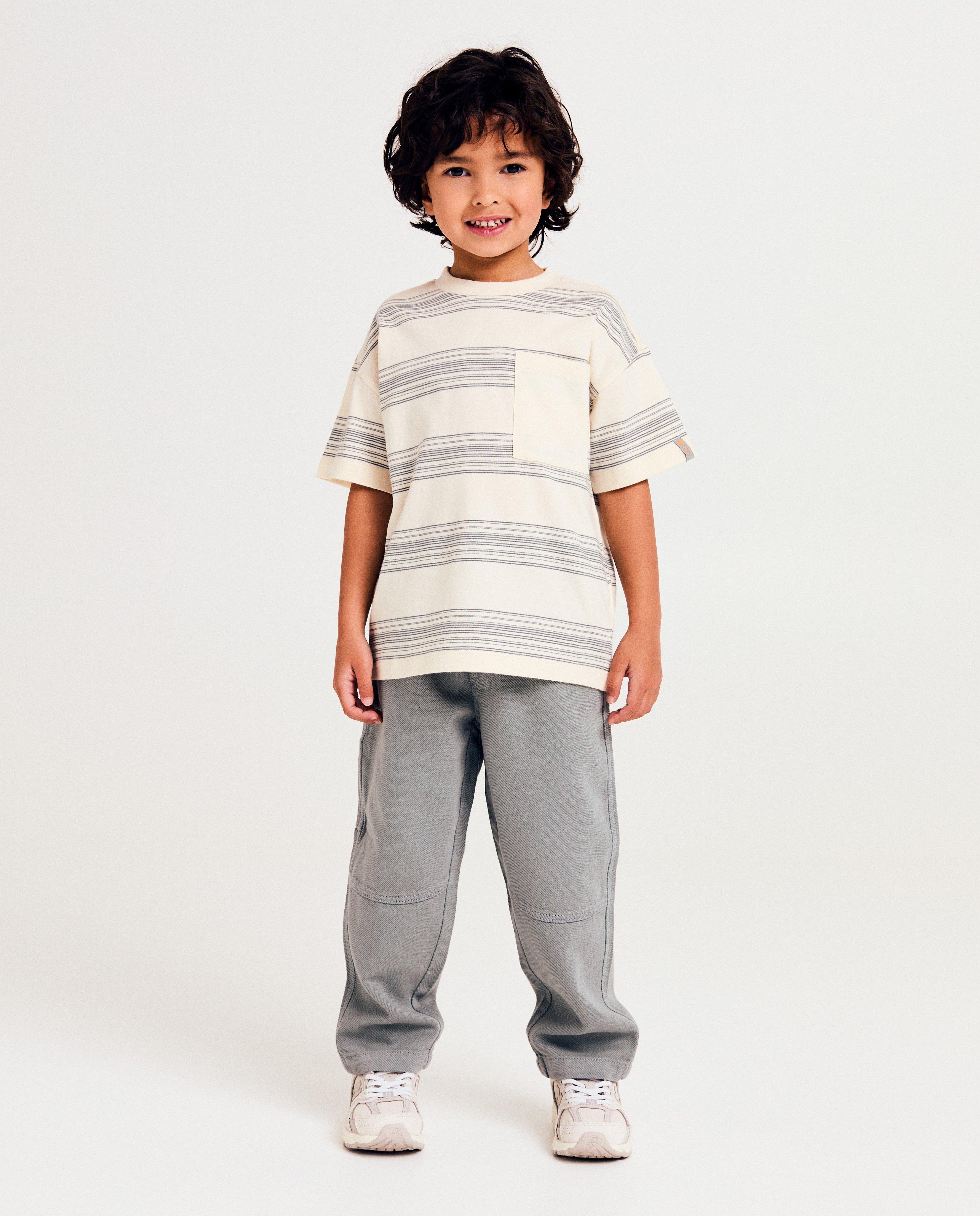 T-shirt met strepen - Product Detail - wit - afbeelding nummer 2