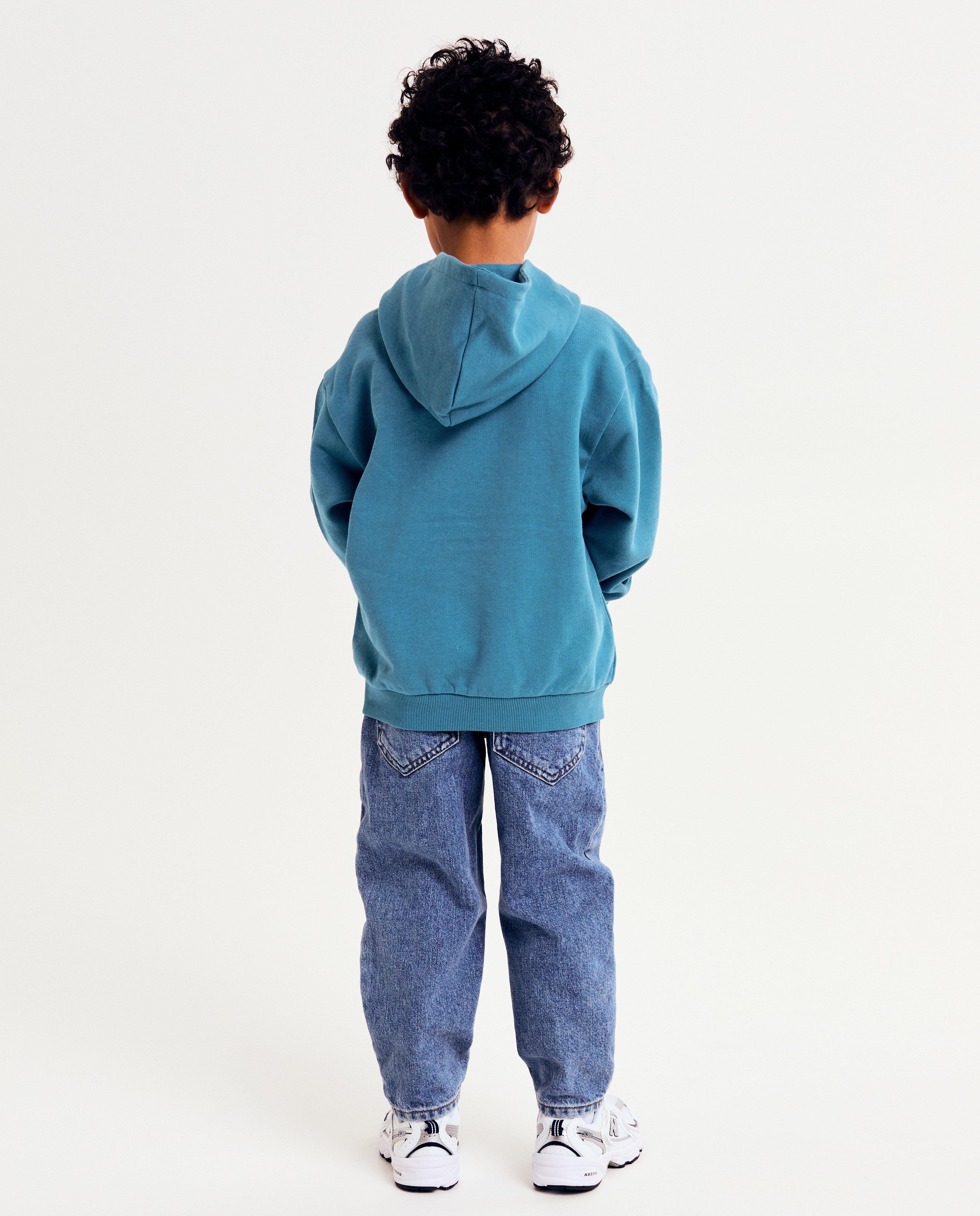 T-shirts - Hoodie met geborduurde bliksemschicht