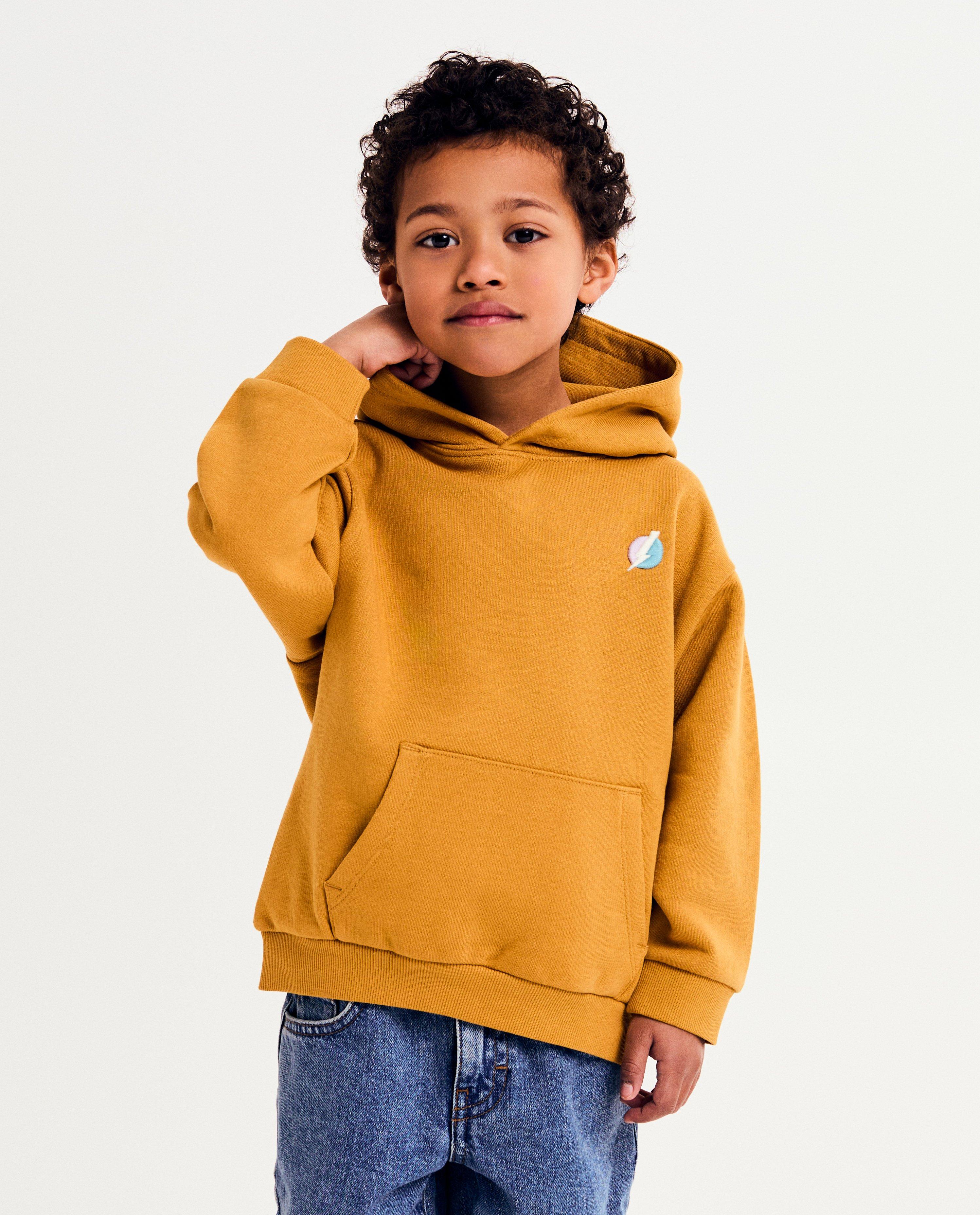 Hoodie met geborduurde bliksemschicht - null - Kidz Nation