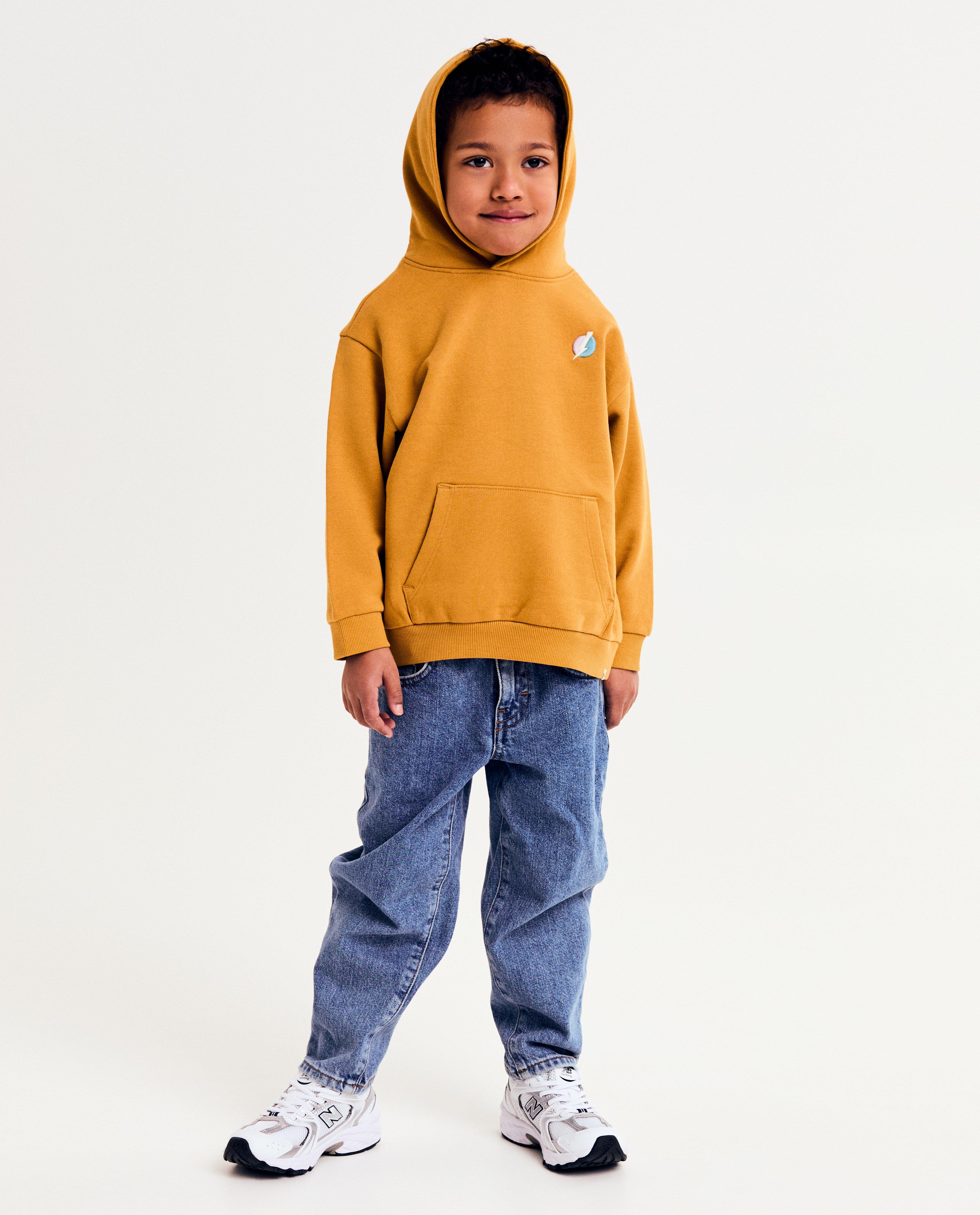 T-shirts - Hoodie met geborduurde bliksemschicht