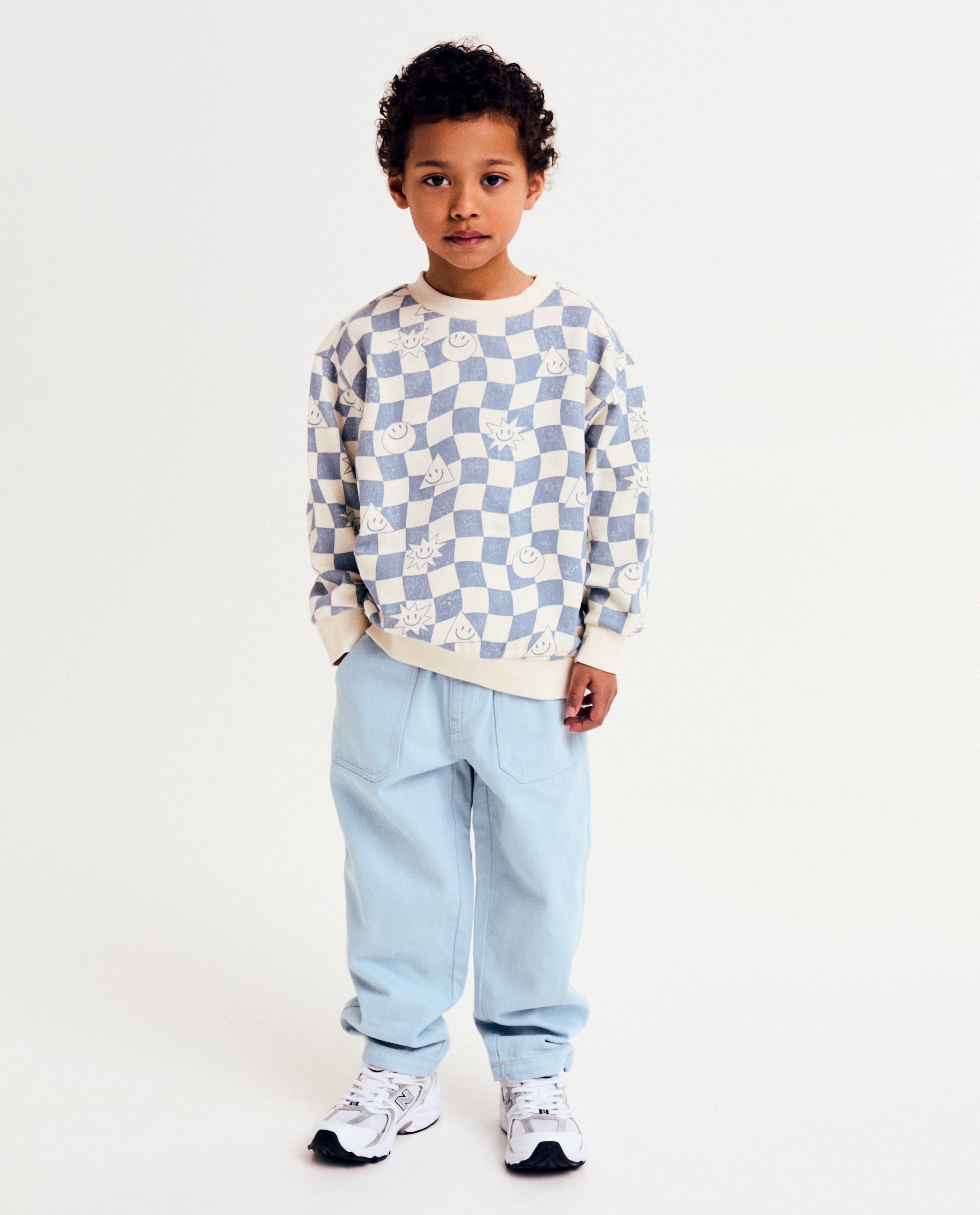Lichtblauwe jeans, baggy fit - null - Kidz Nation