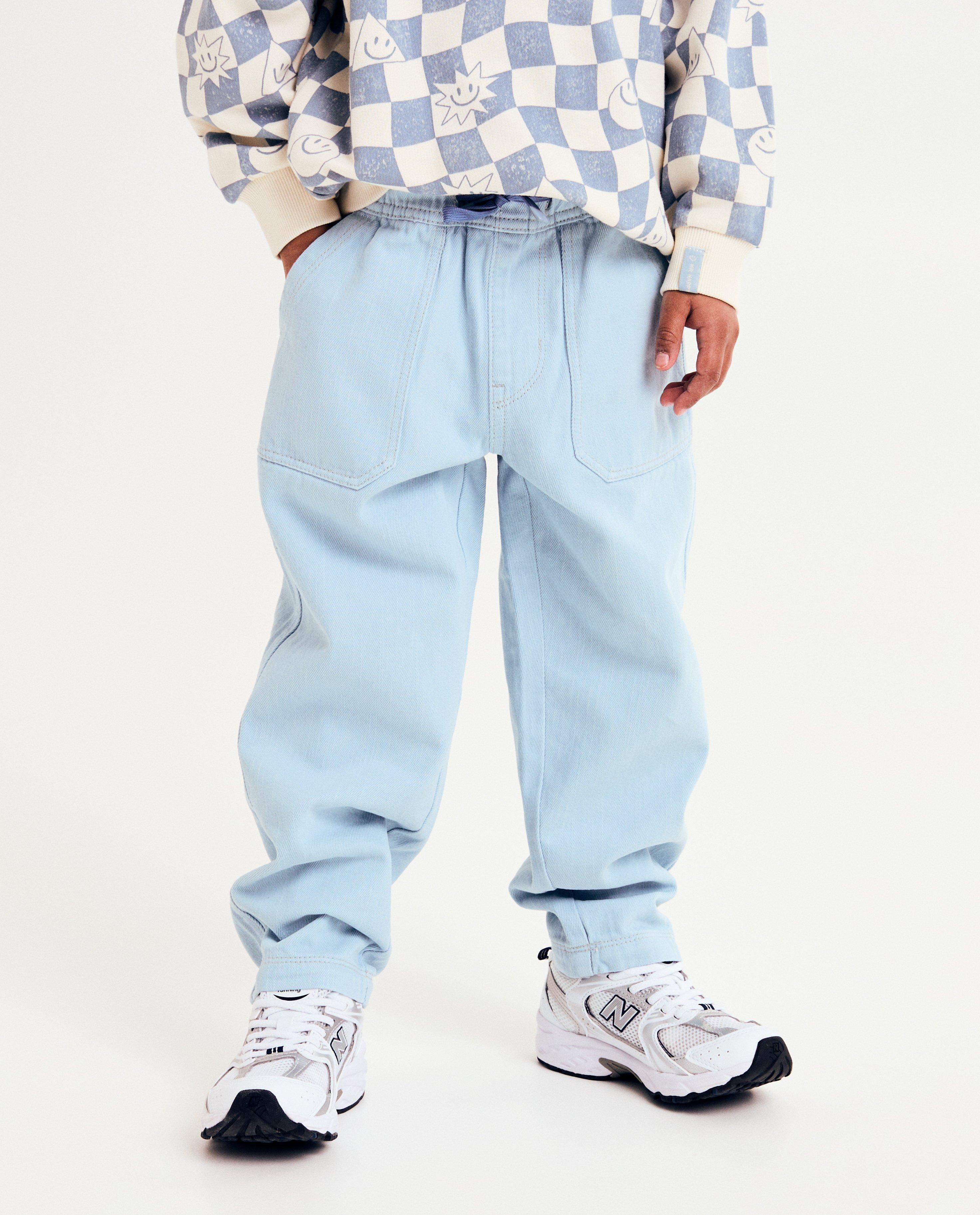 Broeken - Beige jeans, baggy fit