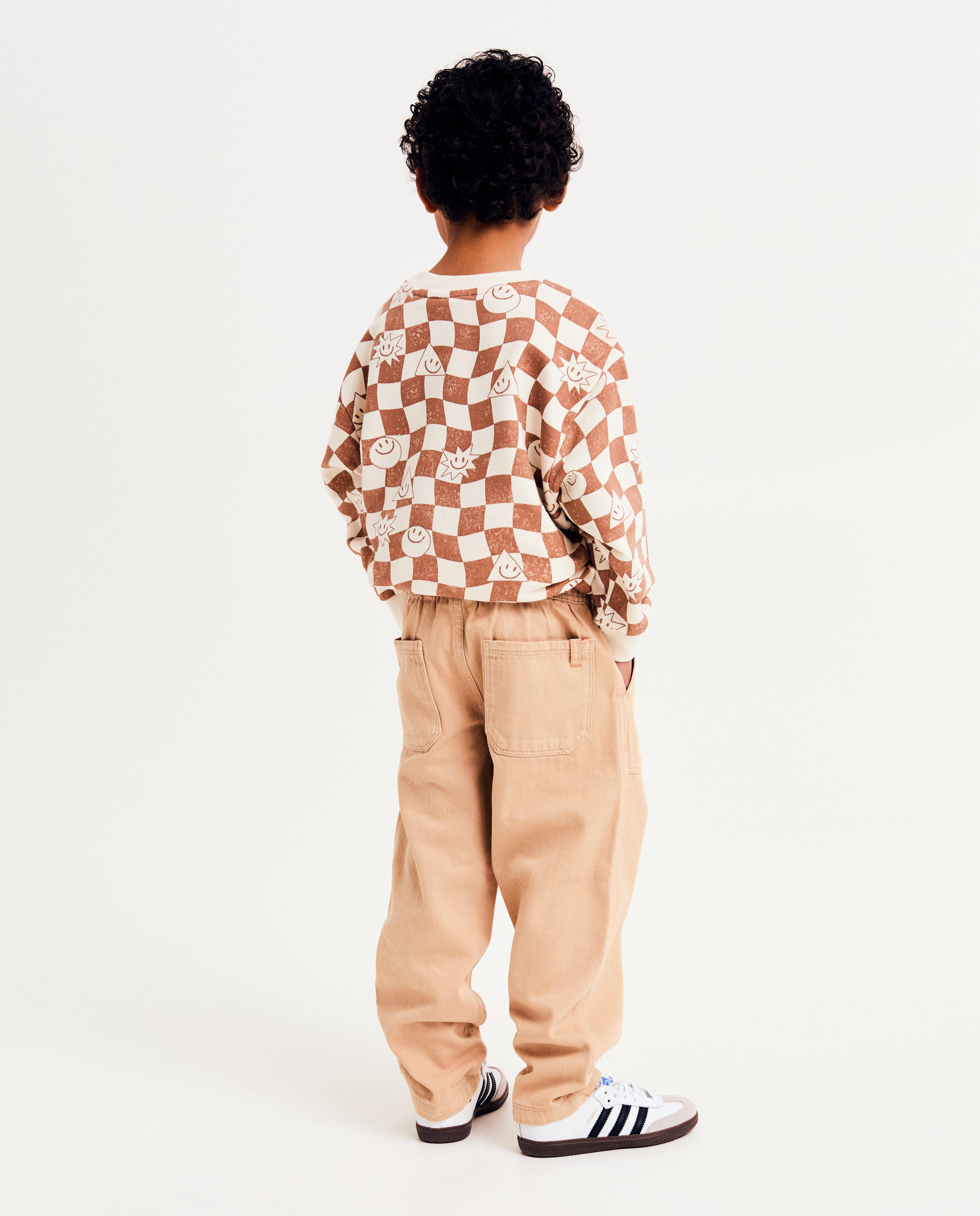 Broeken - Beige jeans, baggy fit