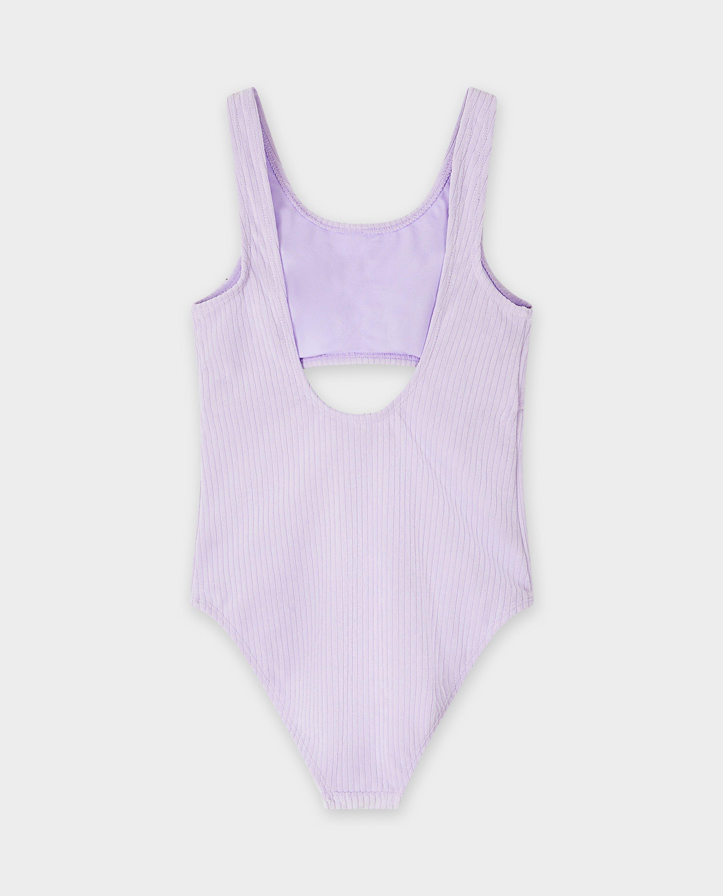 Badpak met structuur, XXS-L - Product Detail - lila - afbeelding nummer 2