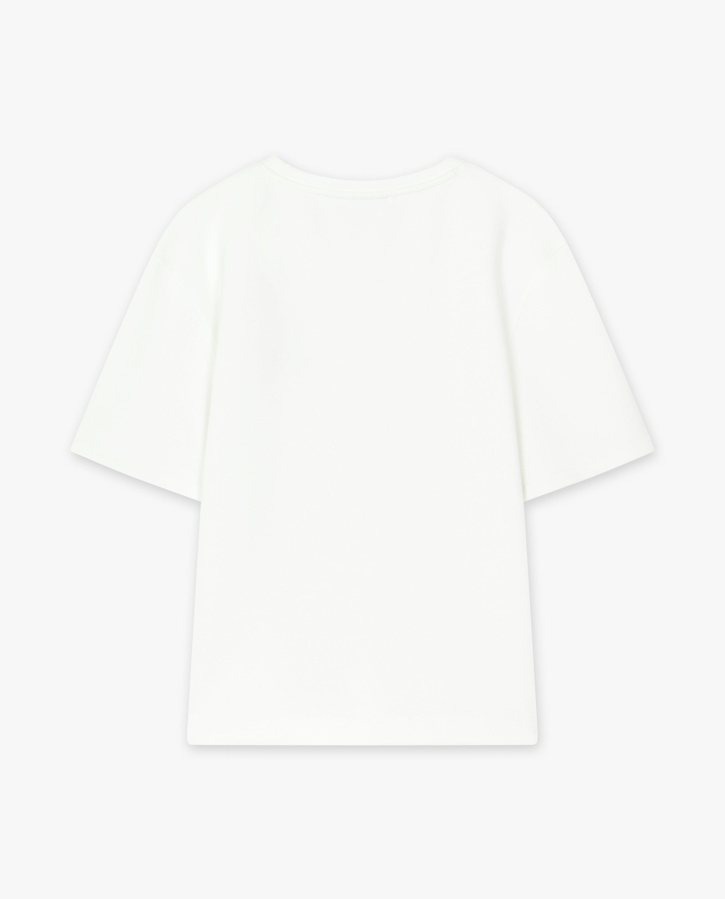 T-shirts - T-shirt met geborduurde bloem