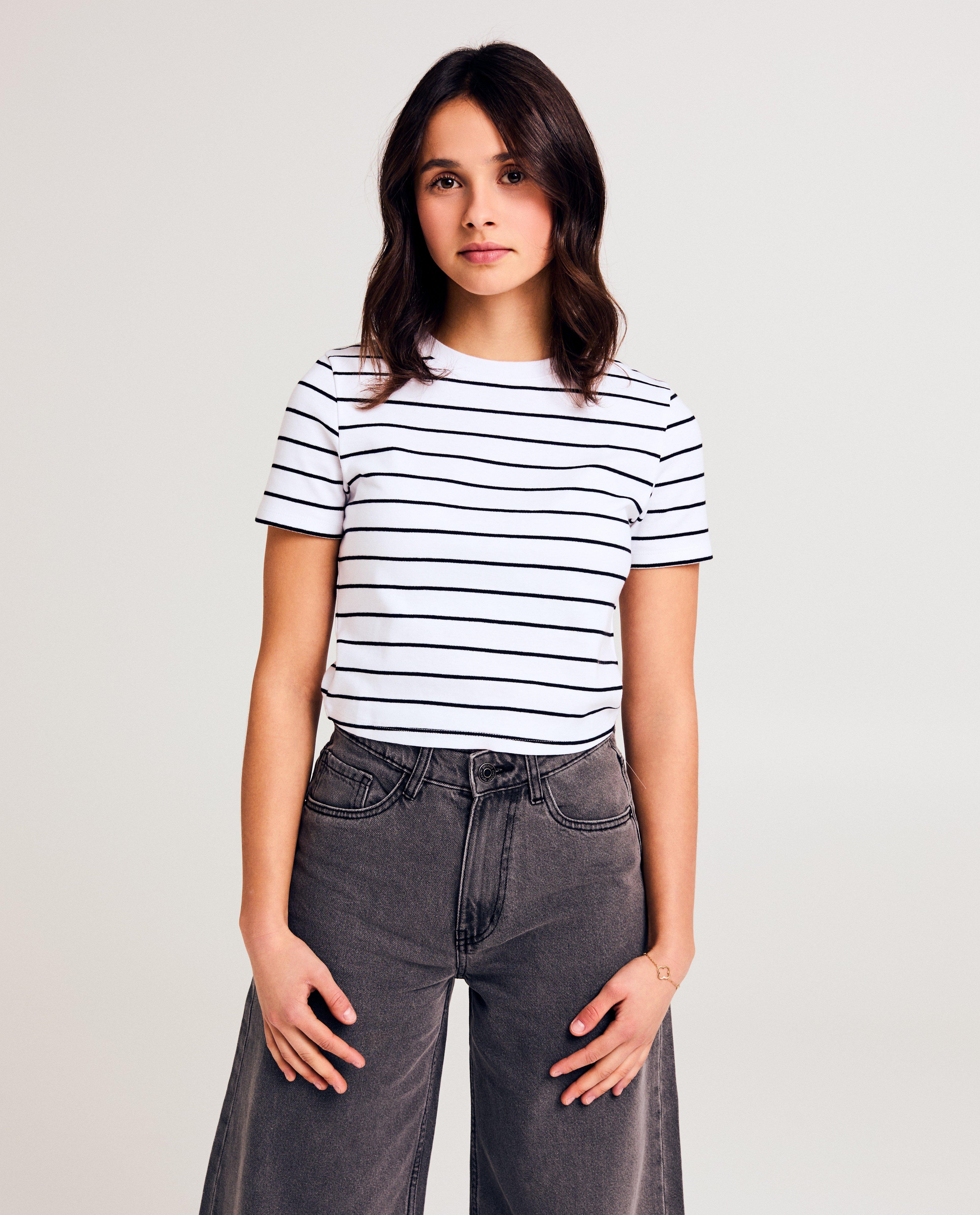 T-shirt met strepen - null - Groggy