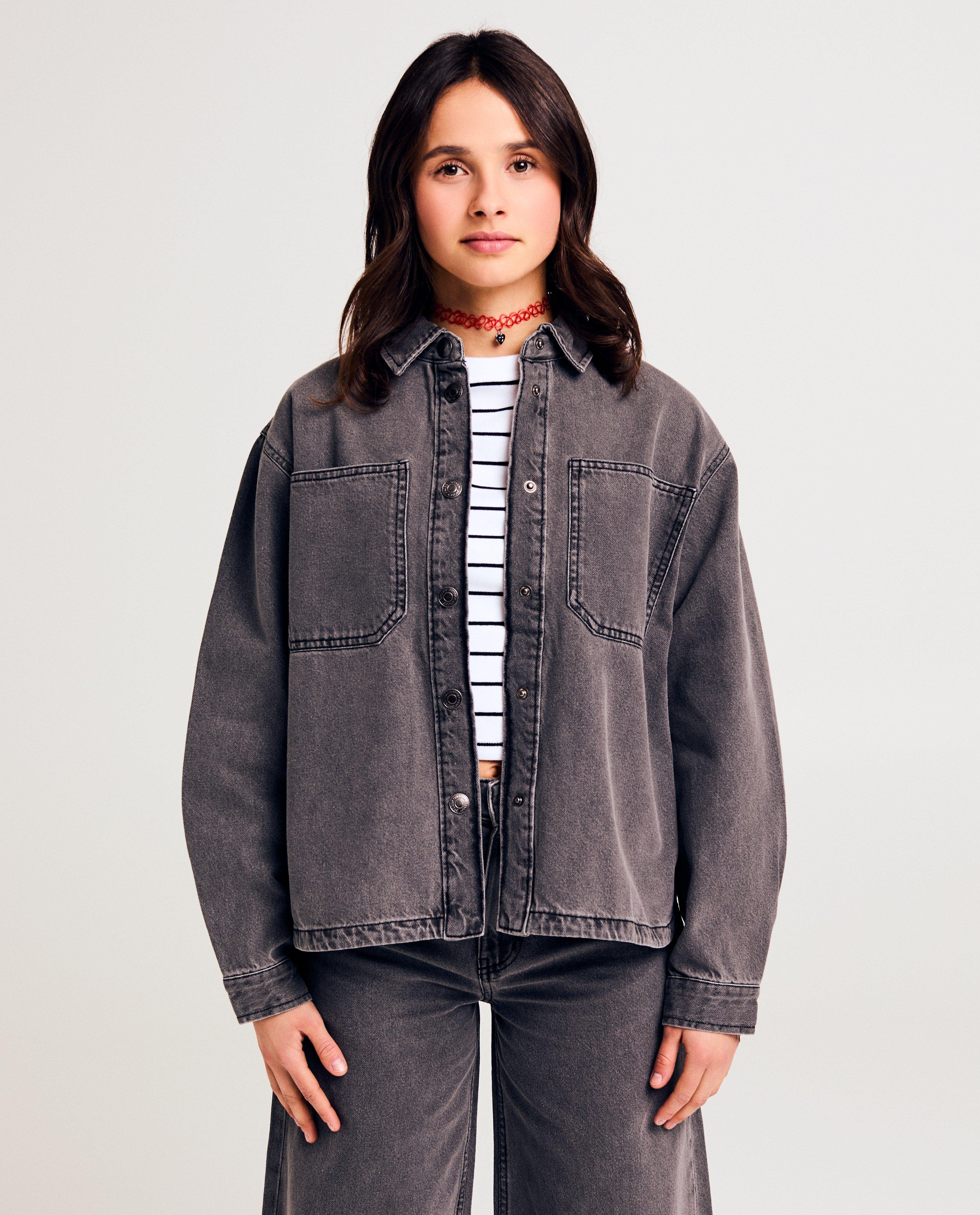 Grijs overhemd van jeans - null - Groggy