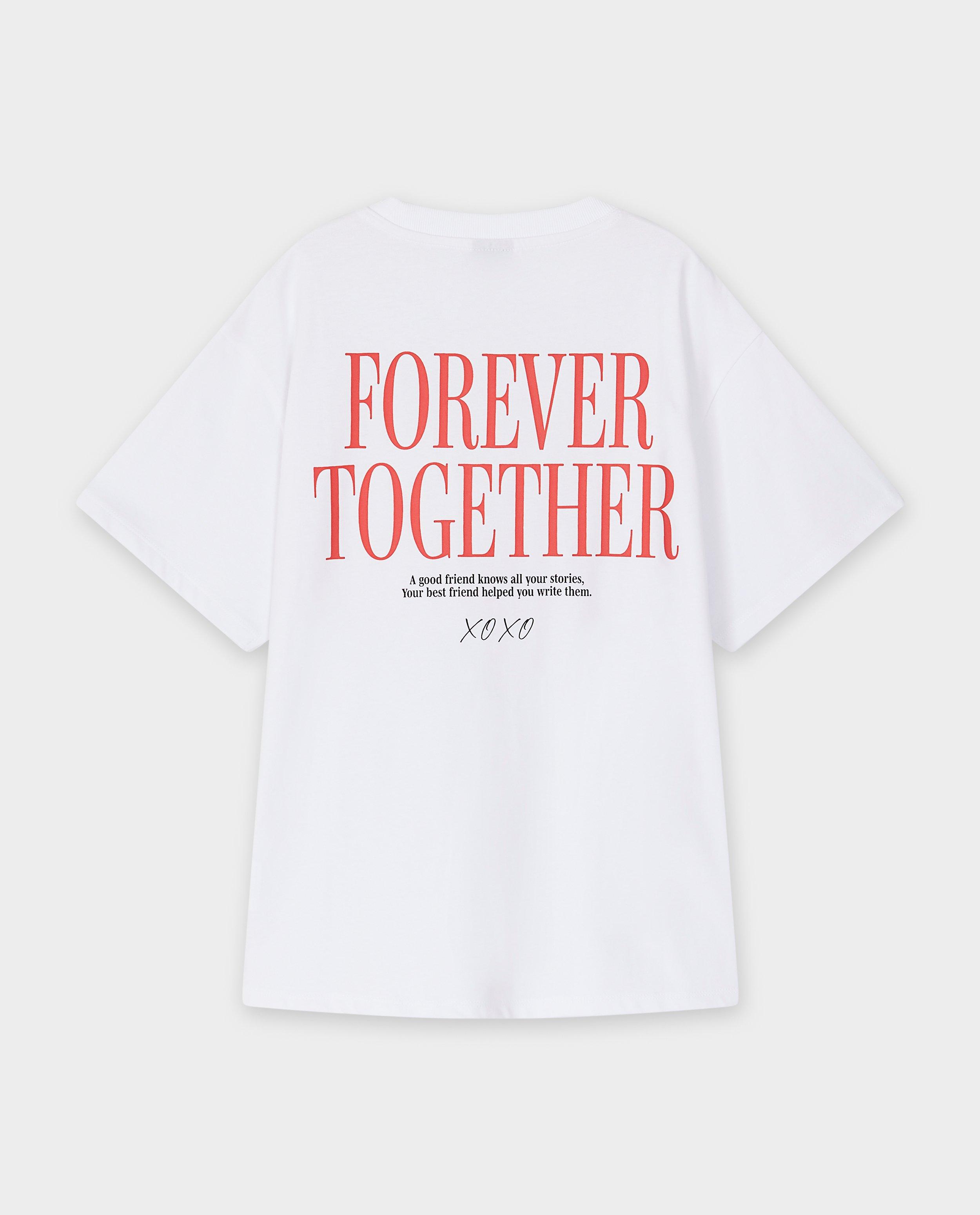 T-shirts - T-shirt met backprint, oversized fit