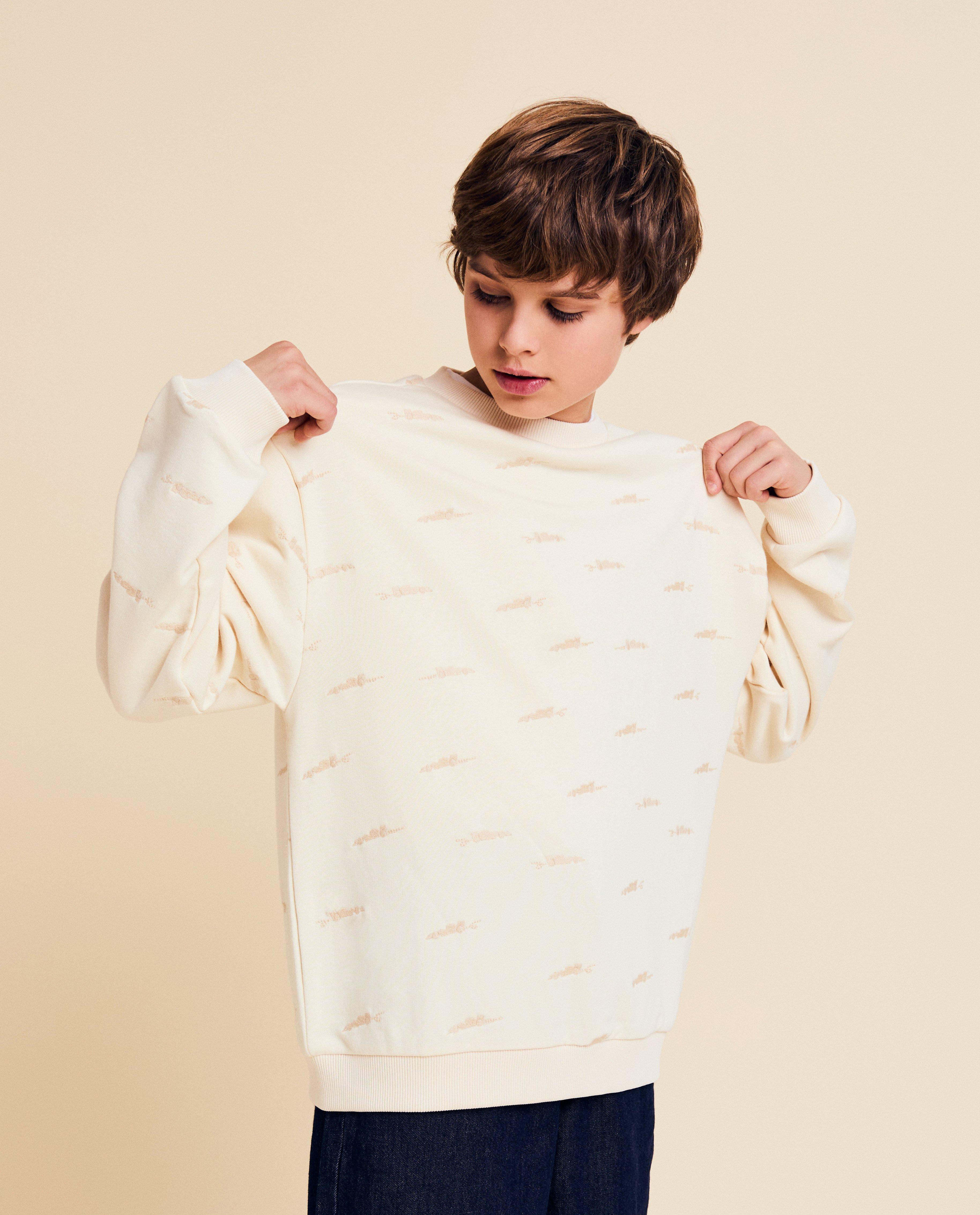 Sweater met geborduurde auto's, Special occasions - null - Kidz Nation