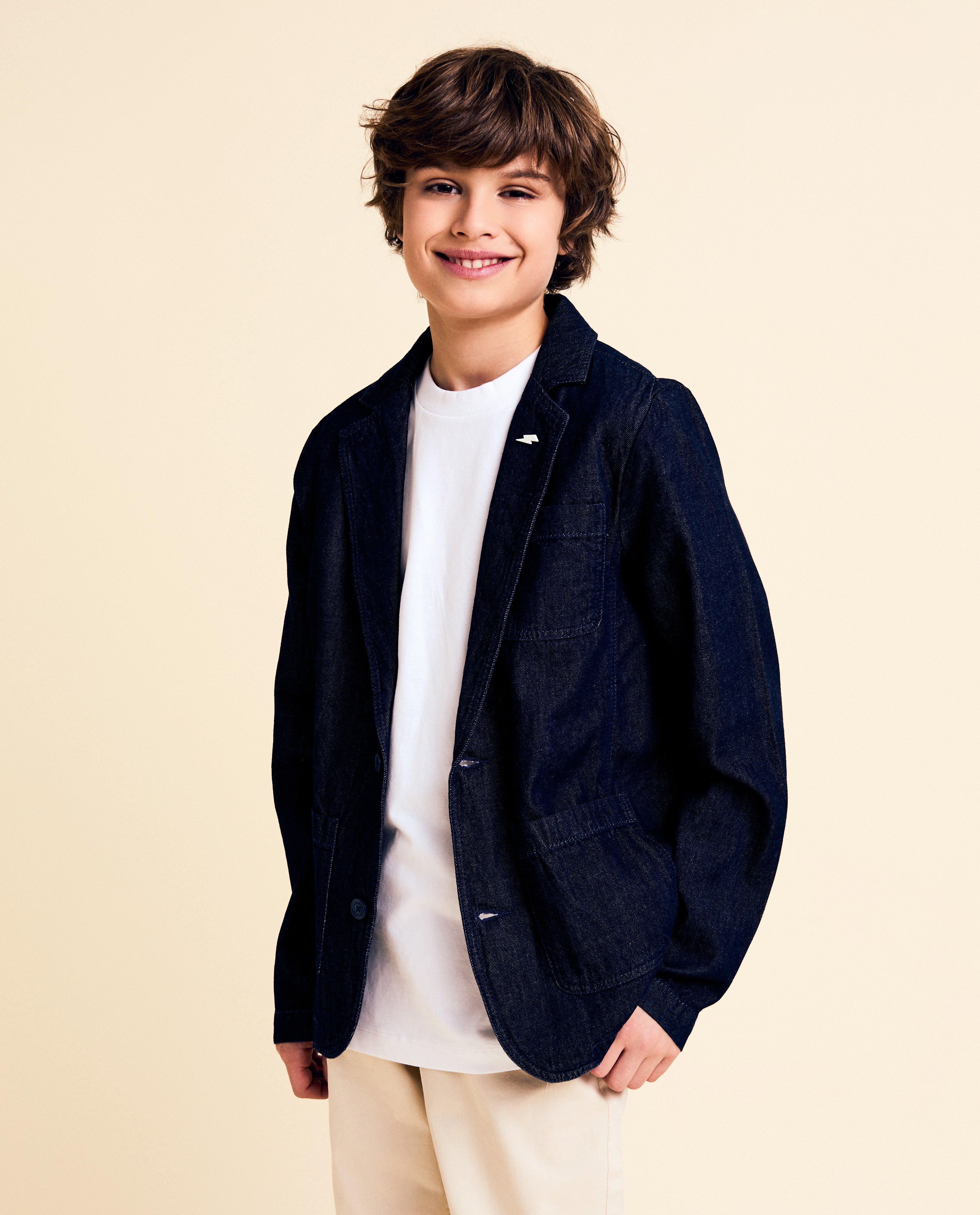 Veste de costume bleu foncé