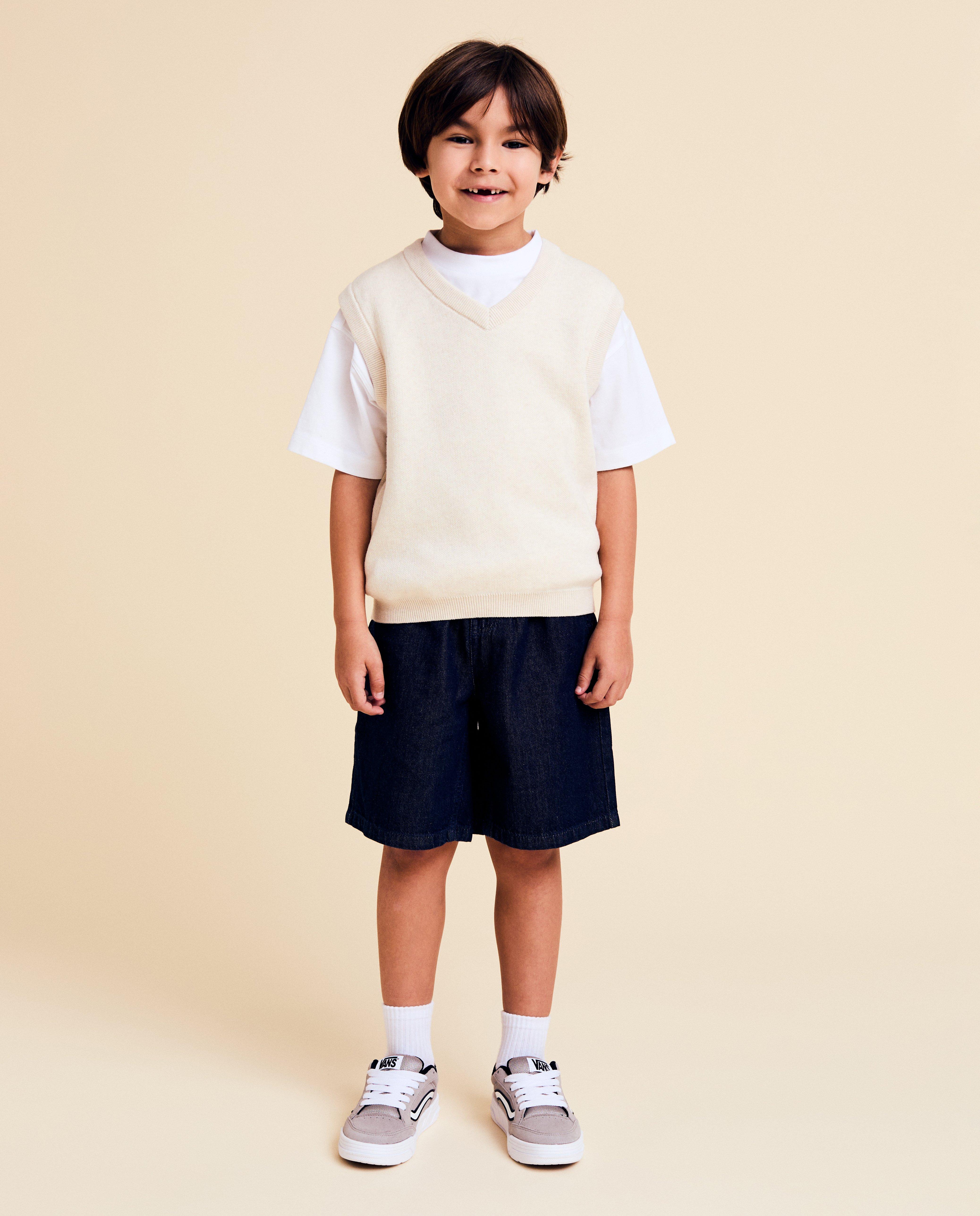 Donkerblauwe short, baggy fit, Special occasions - null - Kidz Nation