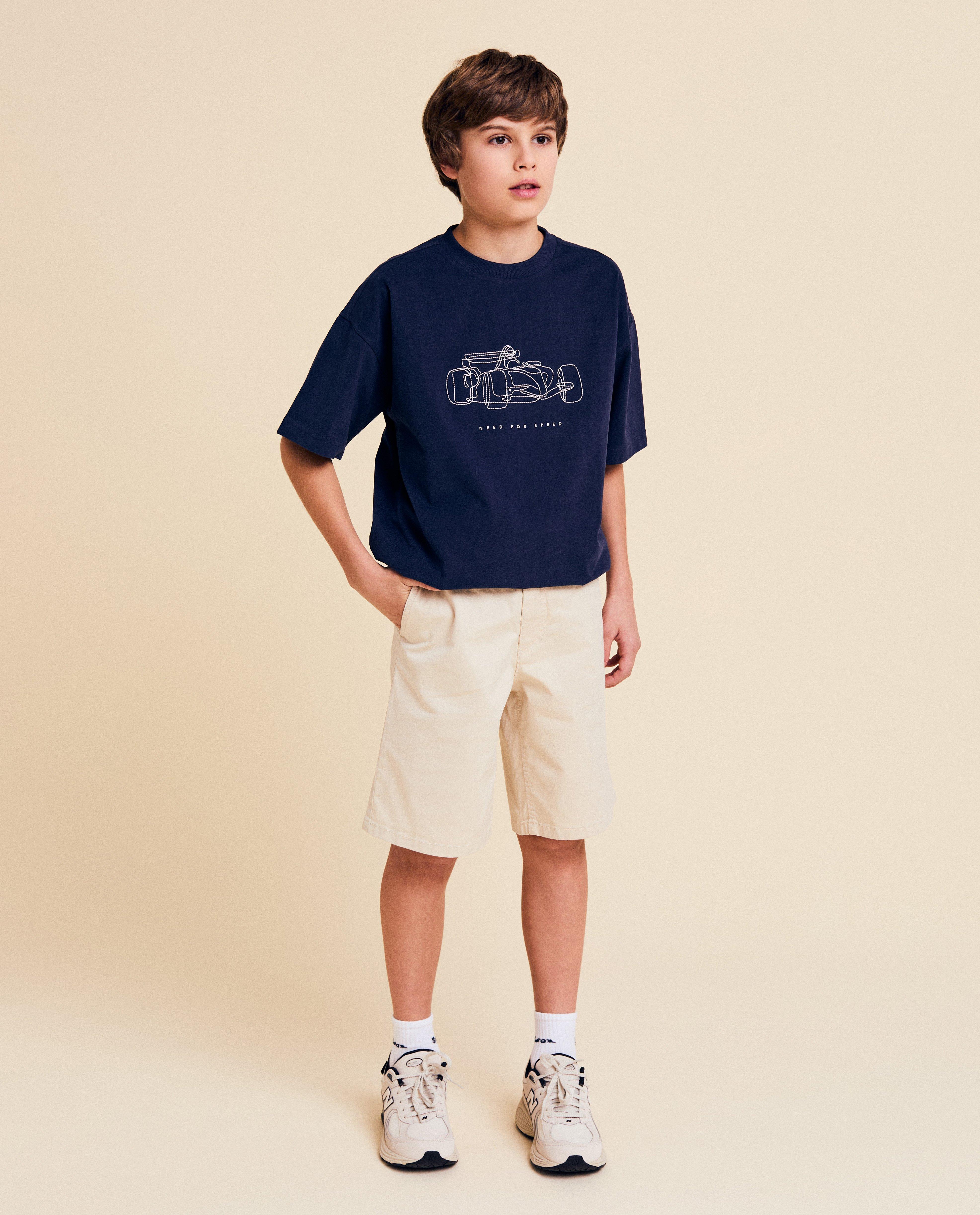 Beige short, baggy fit, Special occasions - null - Kidz Nation