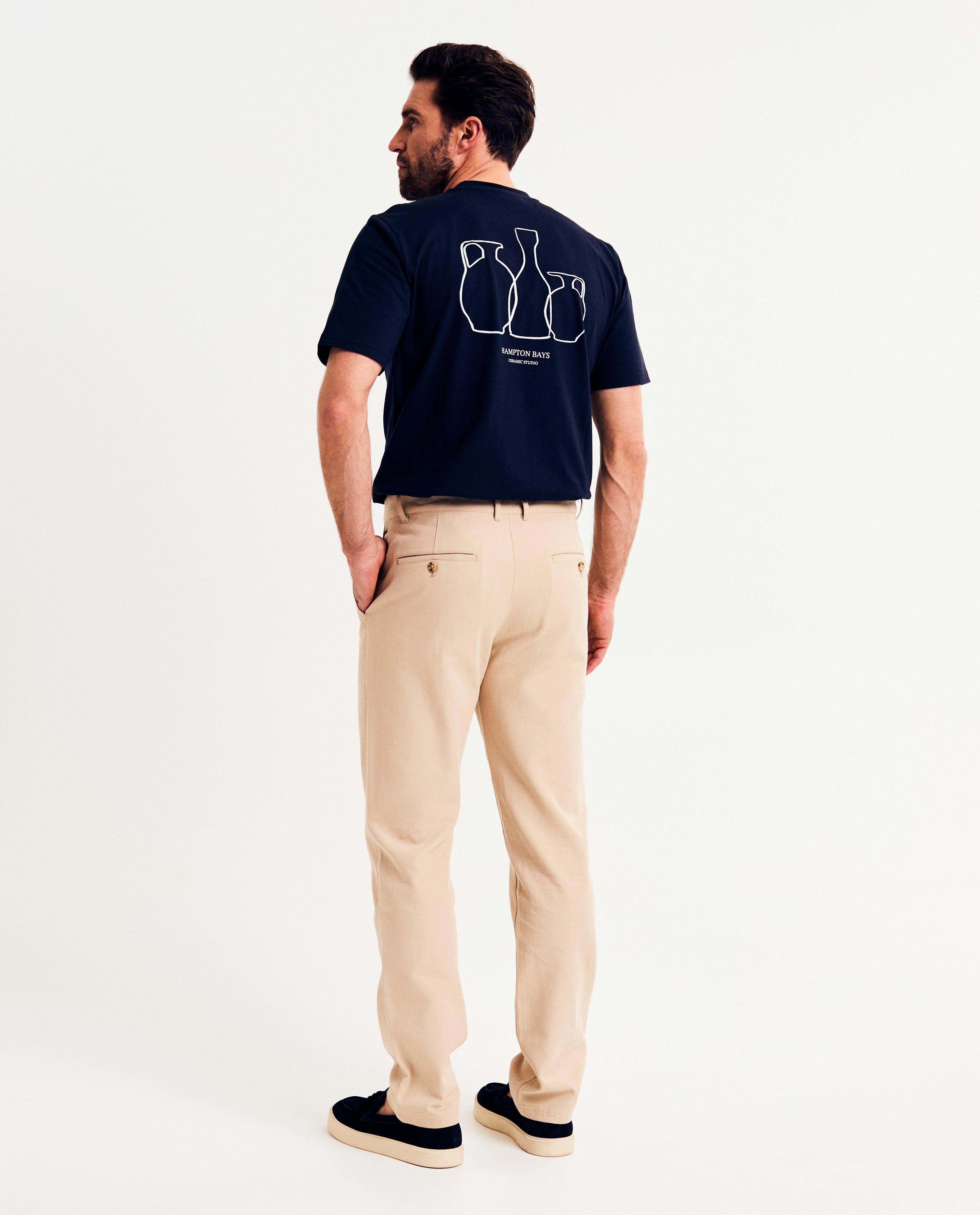 Pantalons - Pantalon bleu foncé, straight fit