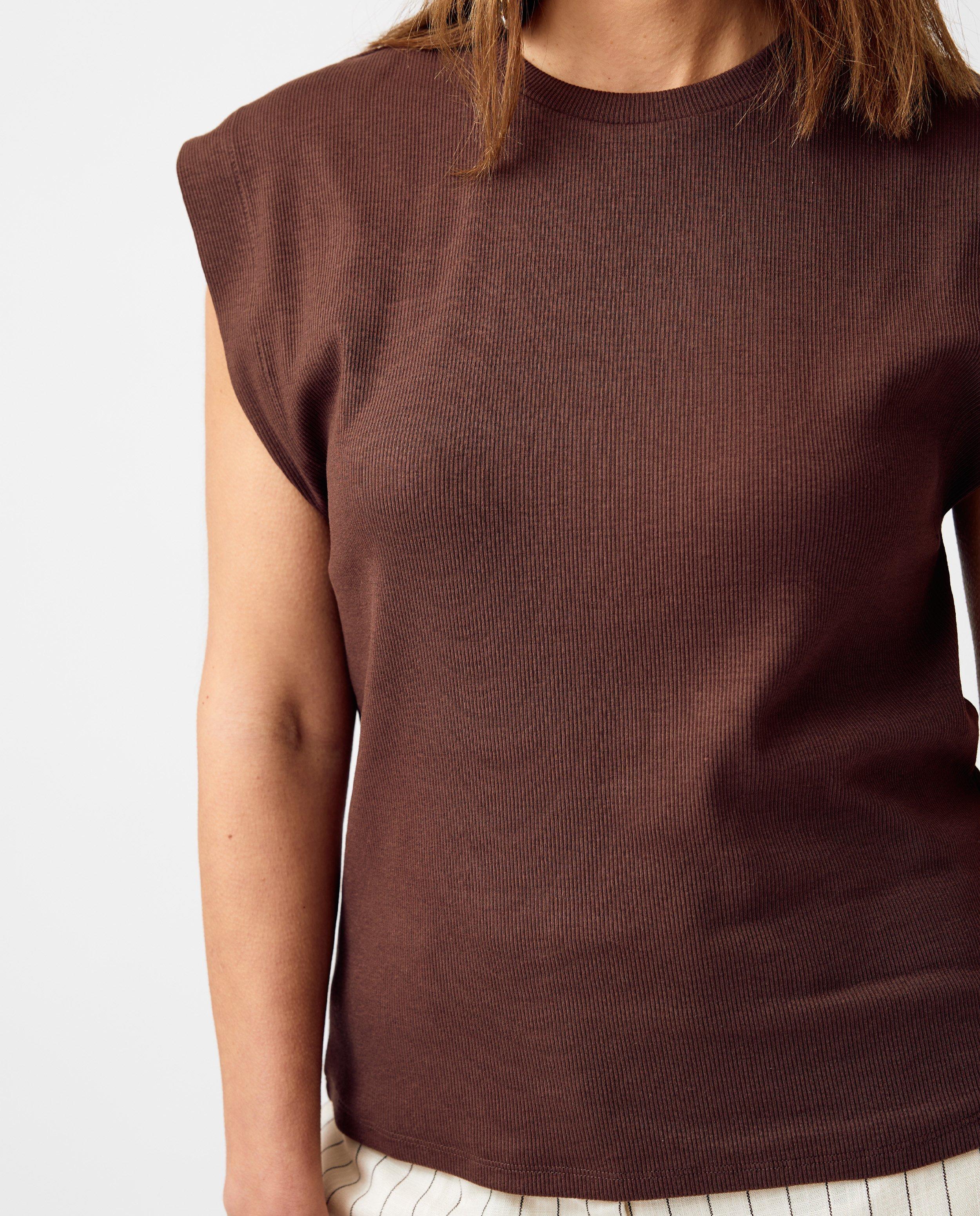 T-shirts - T-shirt met fijne rib