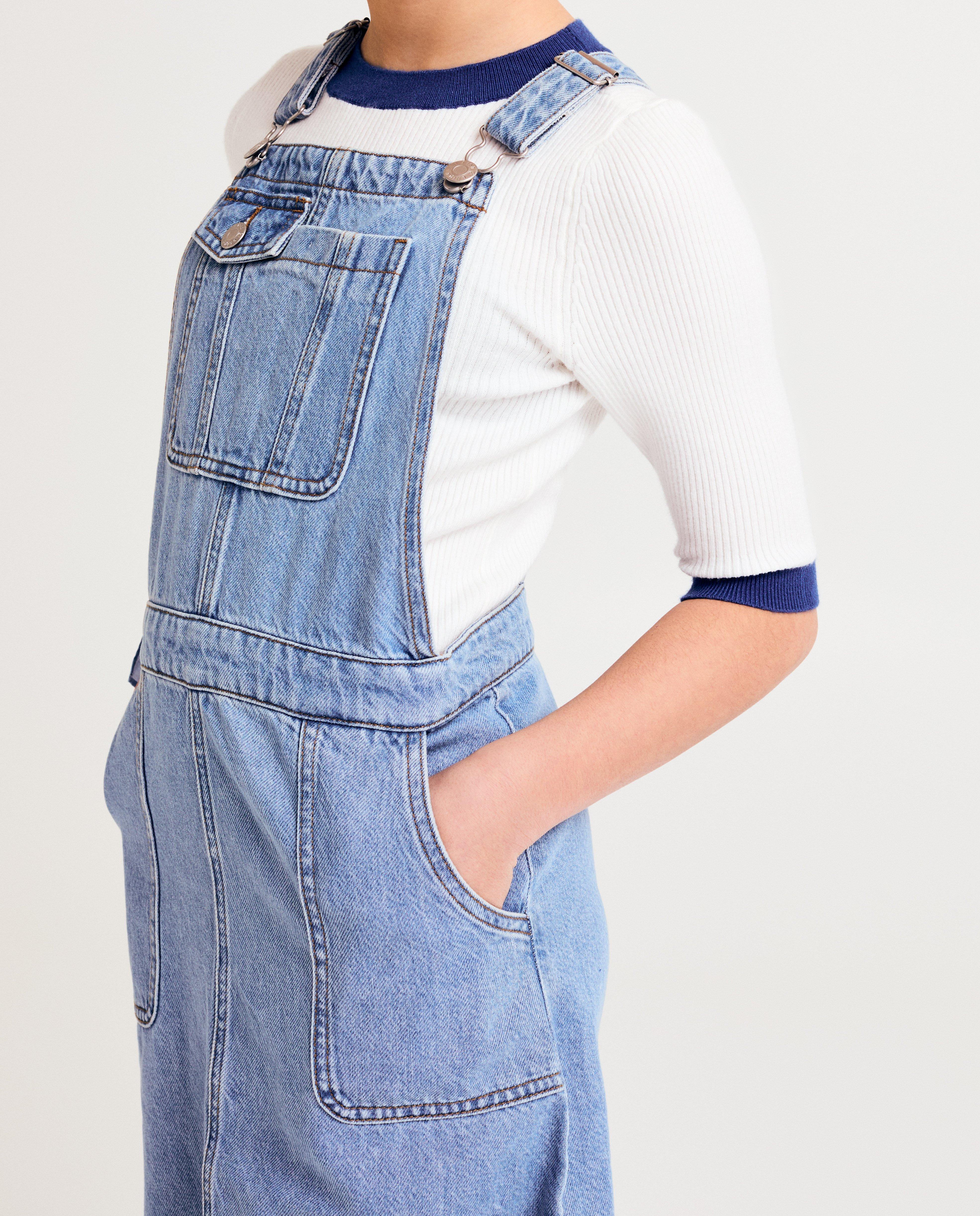 Kleedjes - Salopettejurk van jeans