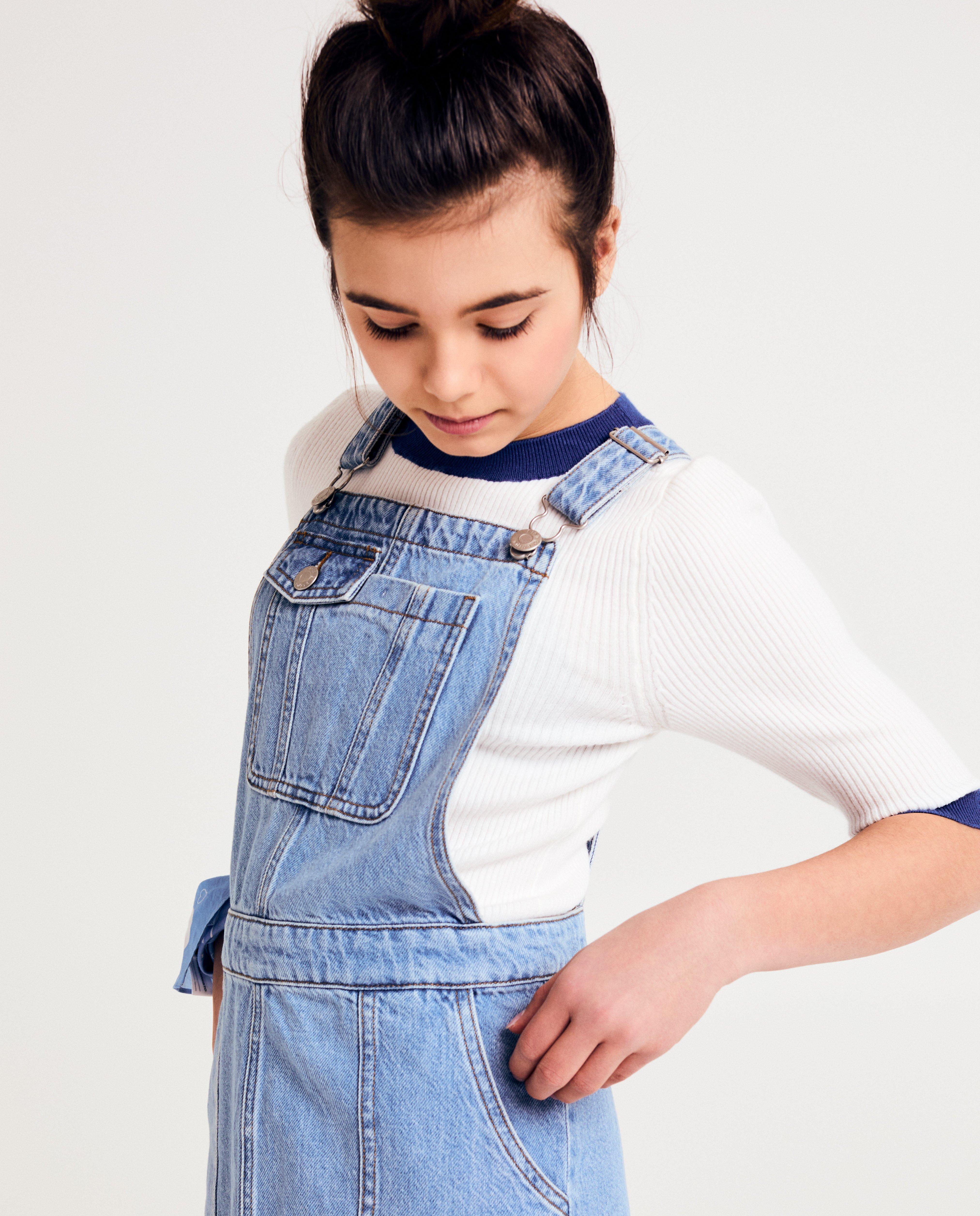 Kleedjes - Salopettejurk van jeans