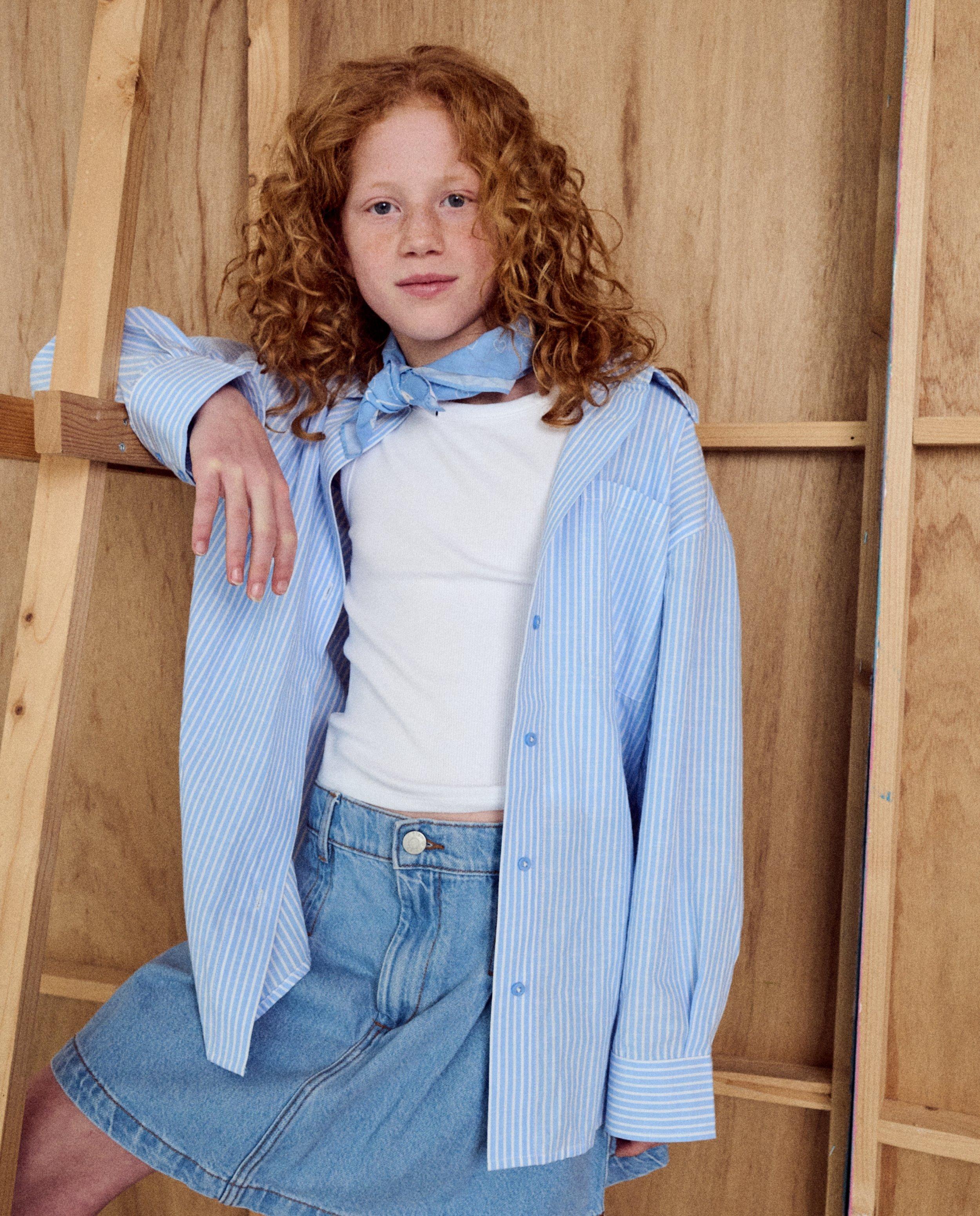 Hemd met strepen, oversized fit - null - Fish & Chips