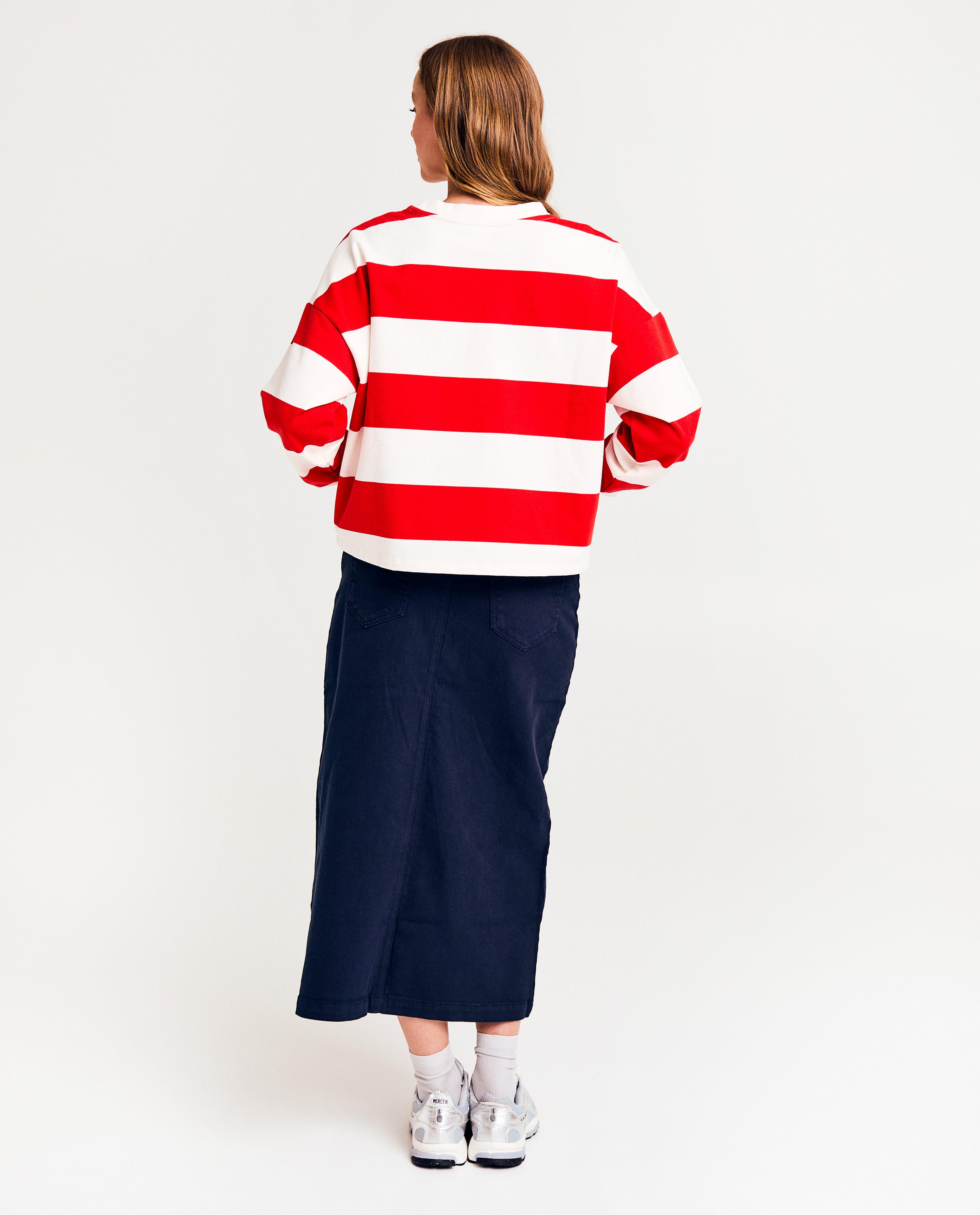 Rokken - Donkerblauwe jeansrok