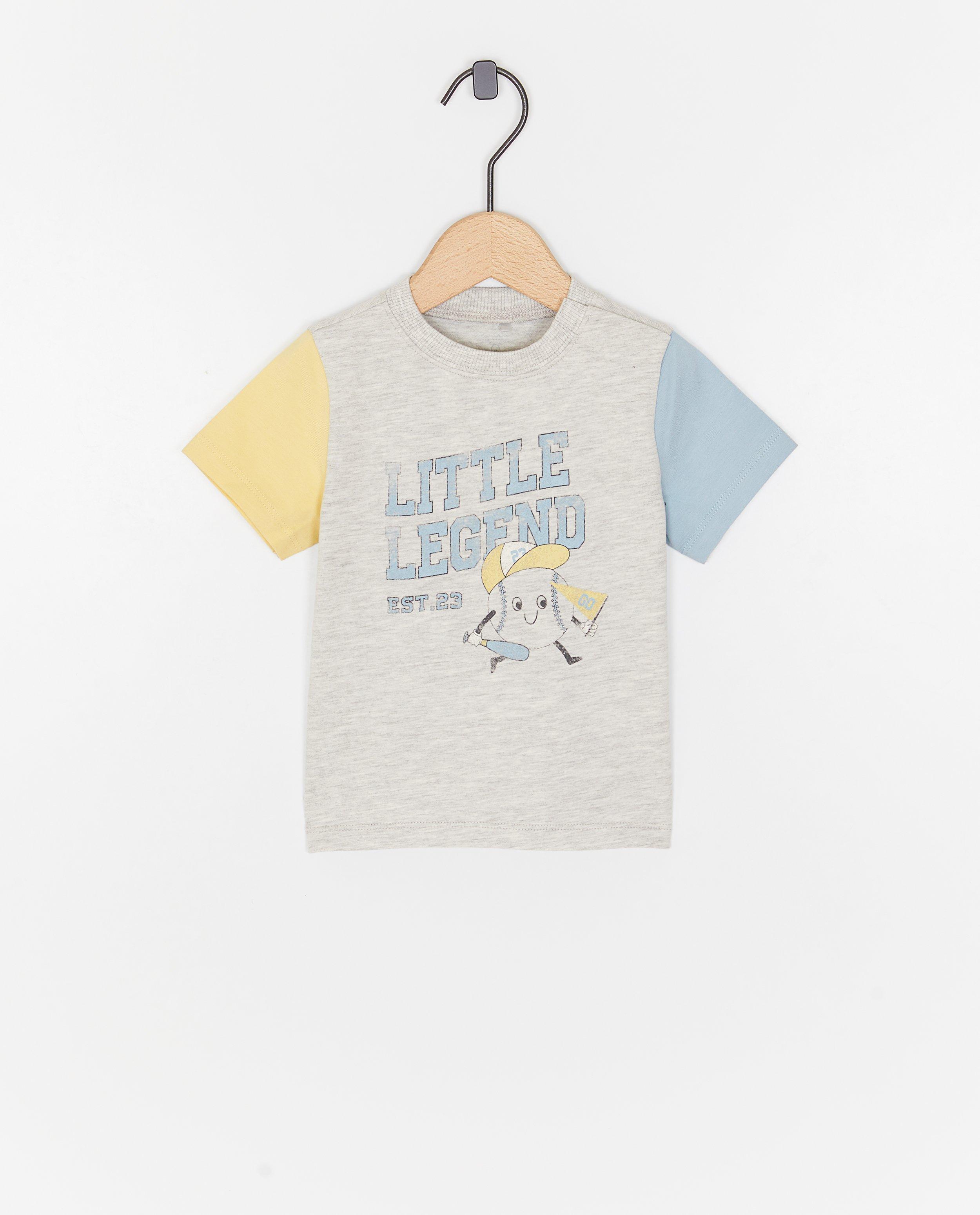 T-shirt met print baseball, unisex - null - Cuddles and Smiles