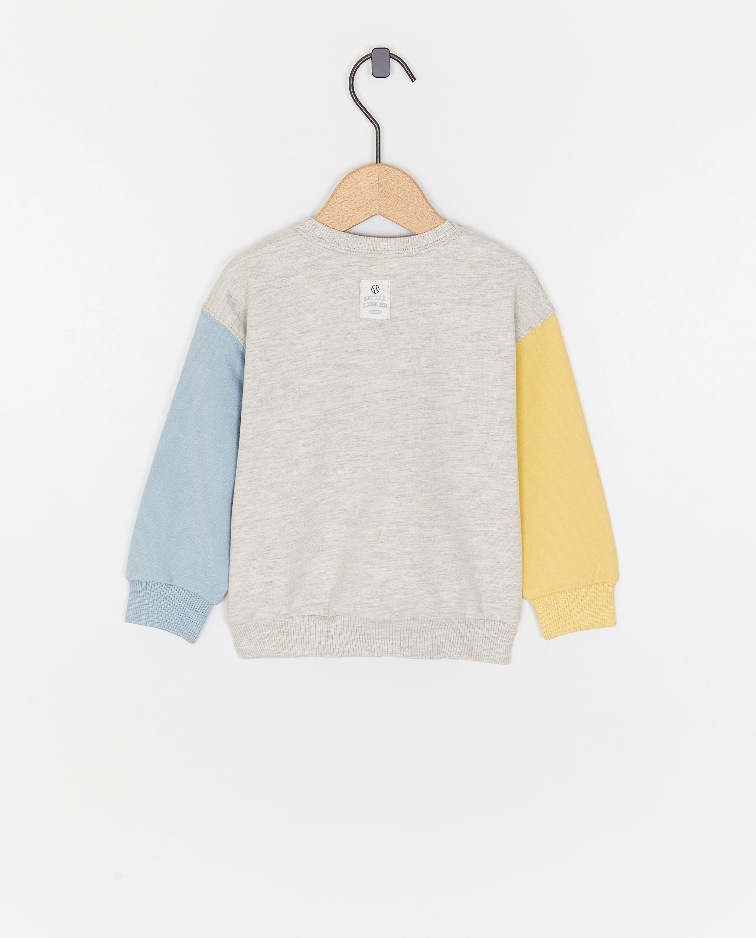 Sweaters - Sweater met color block, unisex