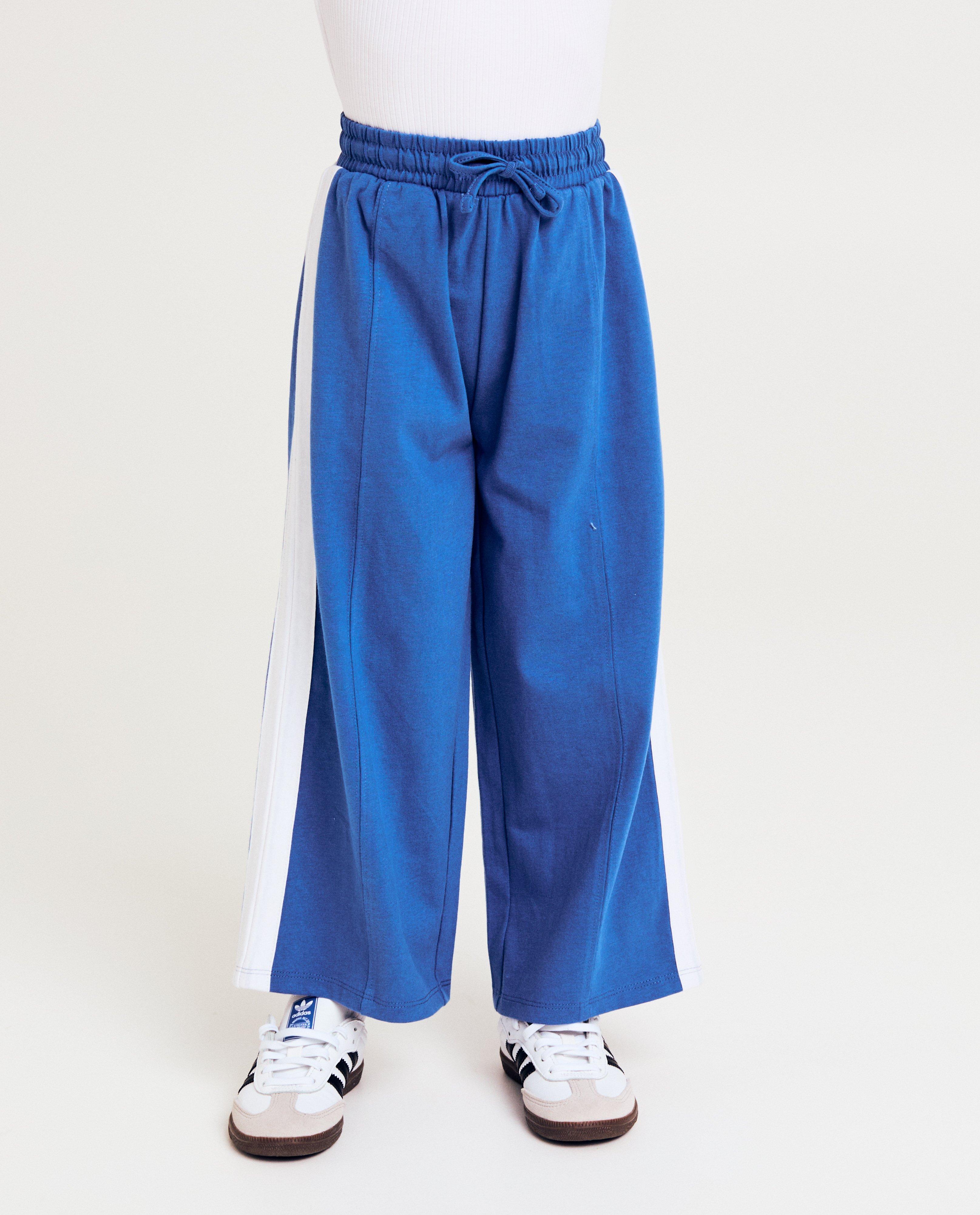 Broeken - Broek met sierbiezen, straight fit