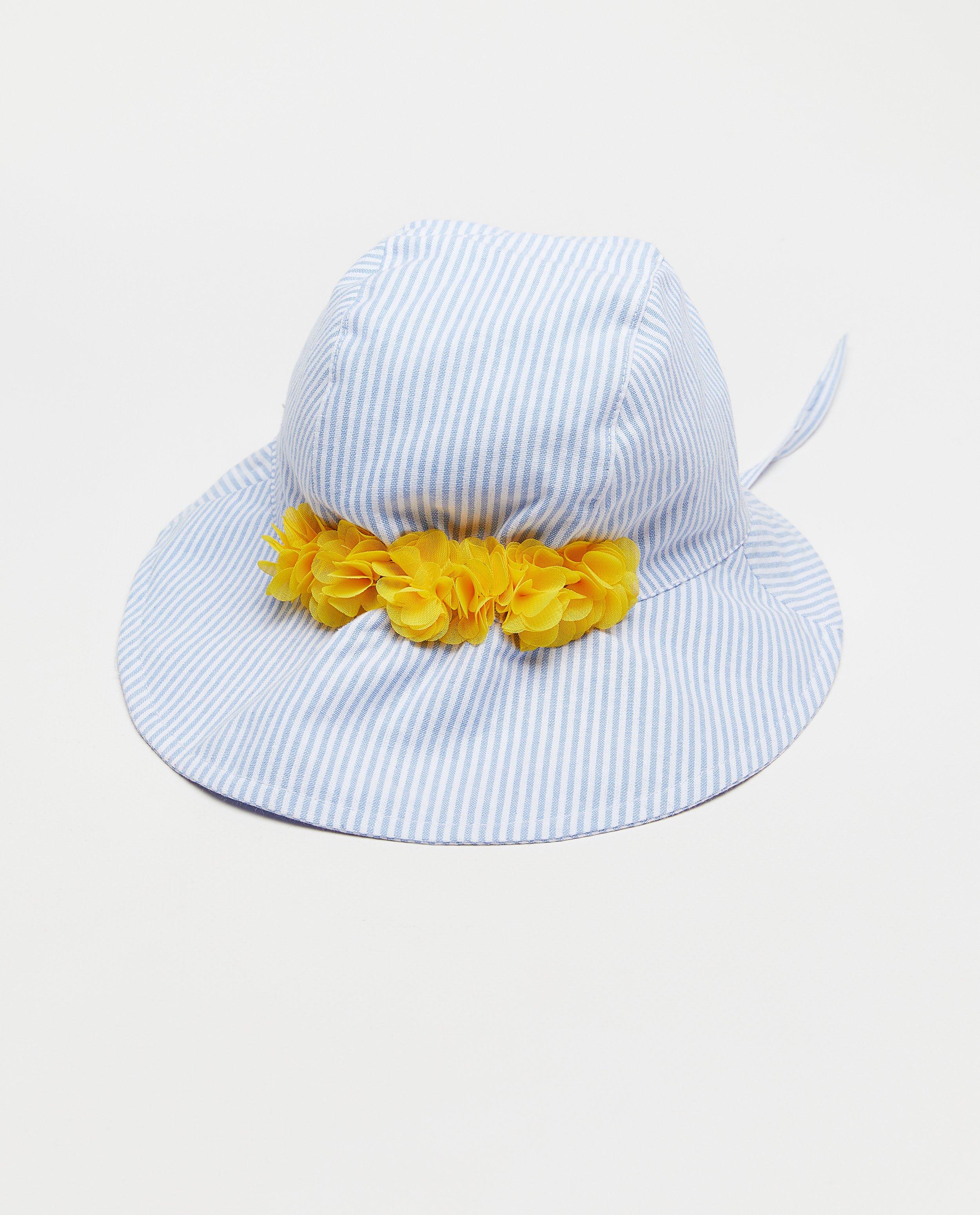 Bonneterie - Chapeau de soleil avec rabat