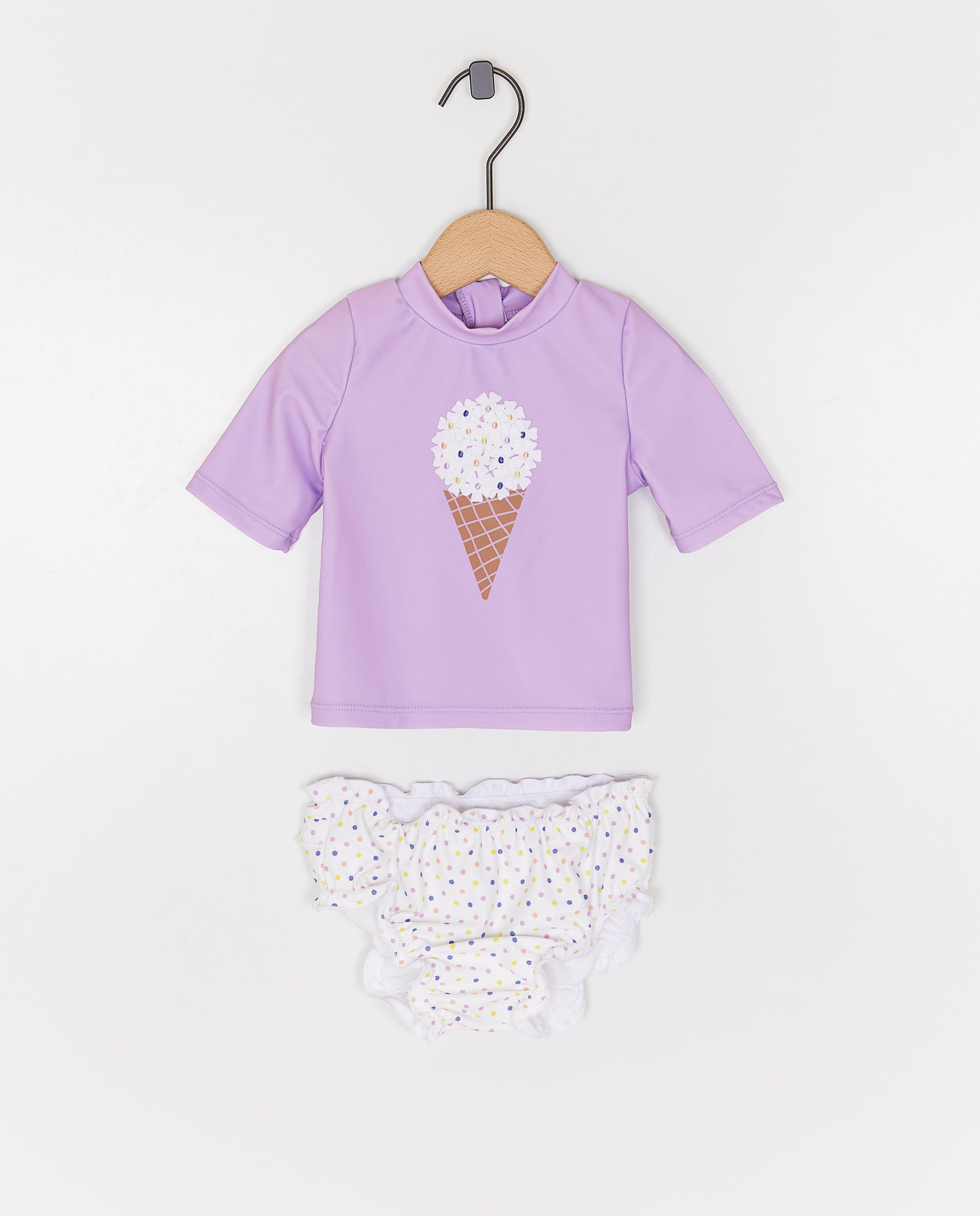 Zwemset: top + broekje, UPF 50+, 62-104 - null - Cuddles and Smiles