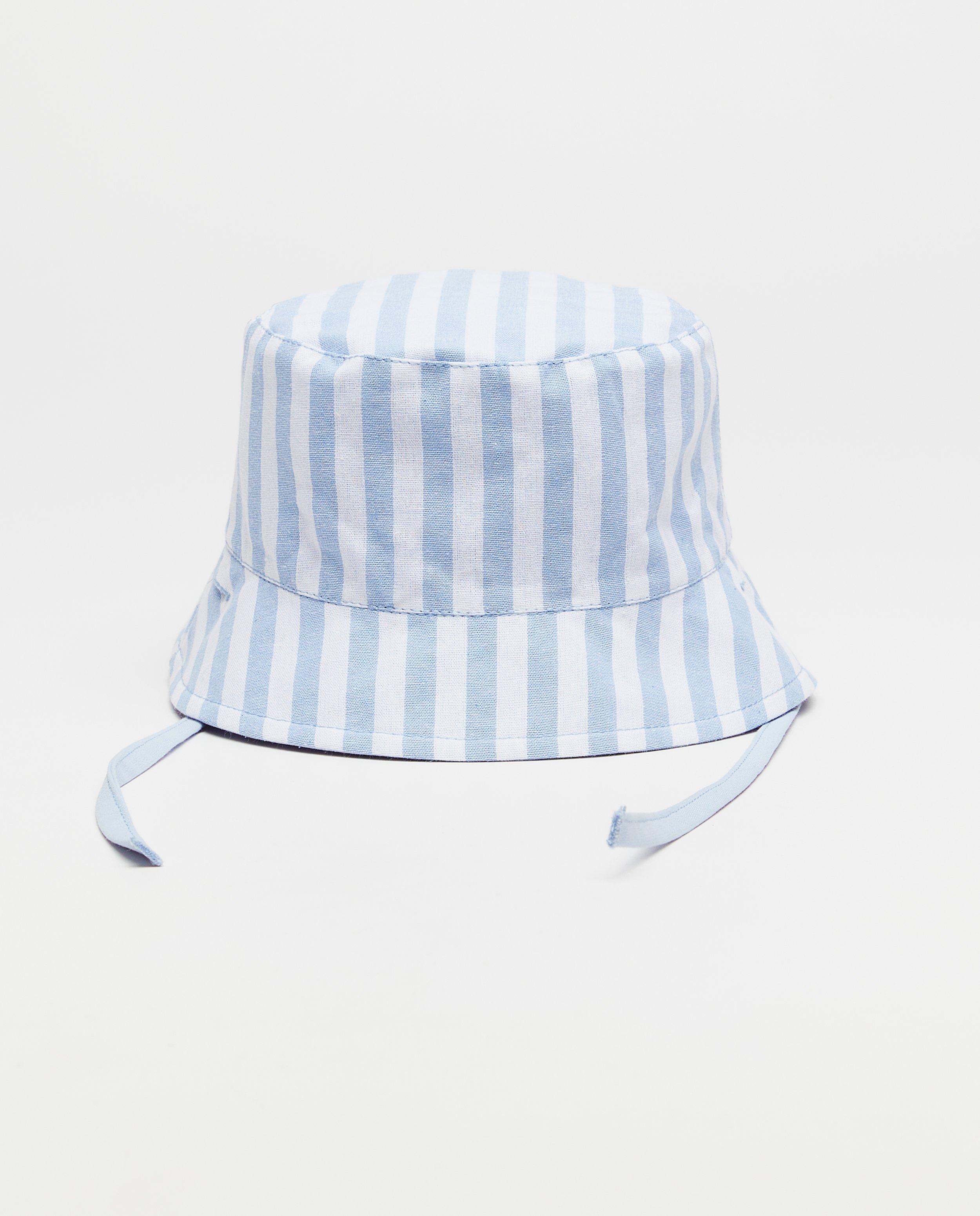 Bonneterie - Chapeau de soleil réversible avec rabat de cou