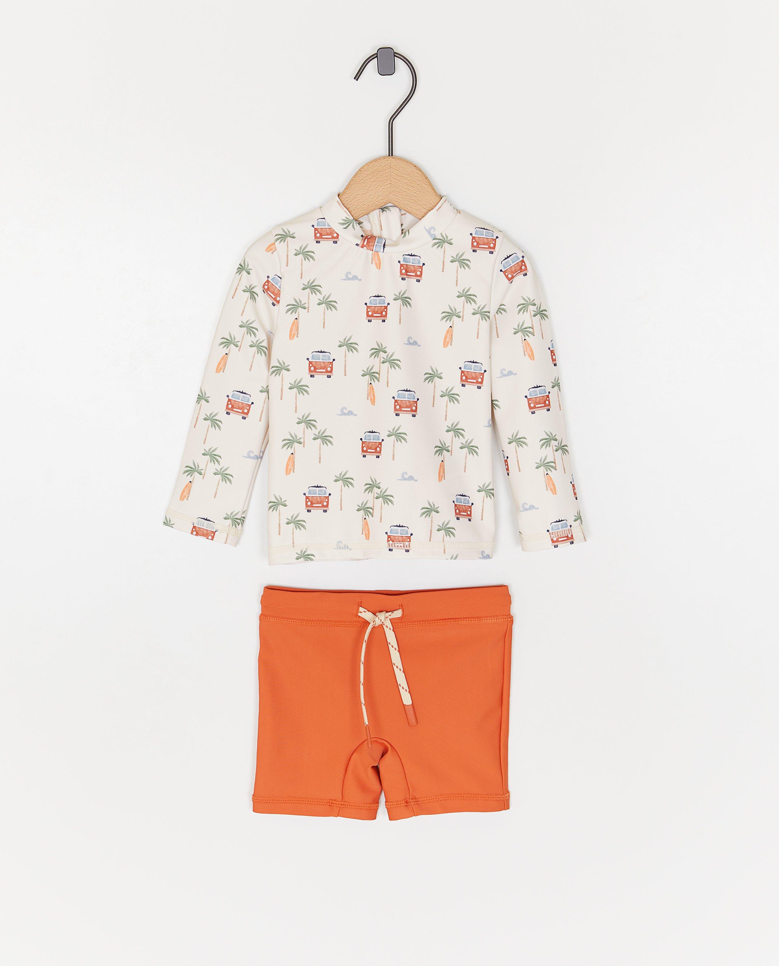 Zwemset: top + short, UPF 50+, 62-104 - null - Cuddles and Smiles