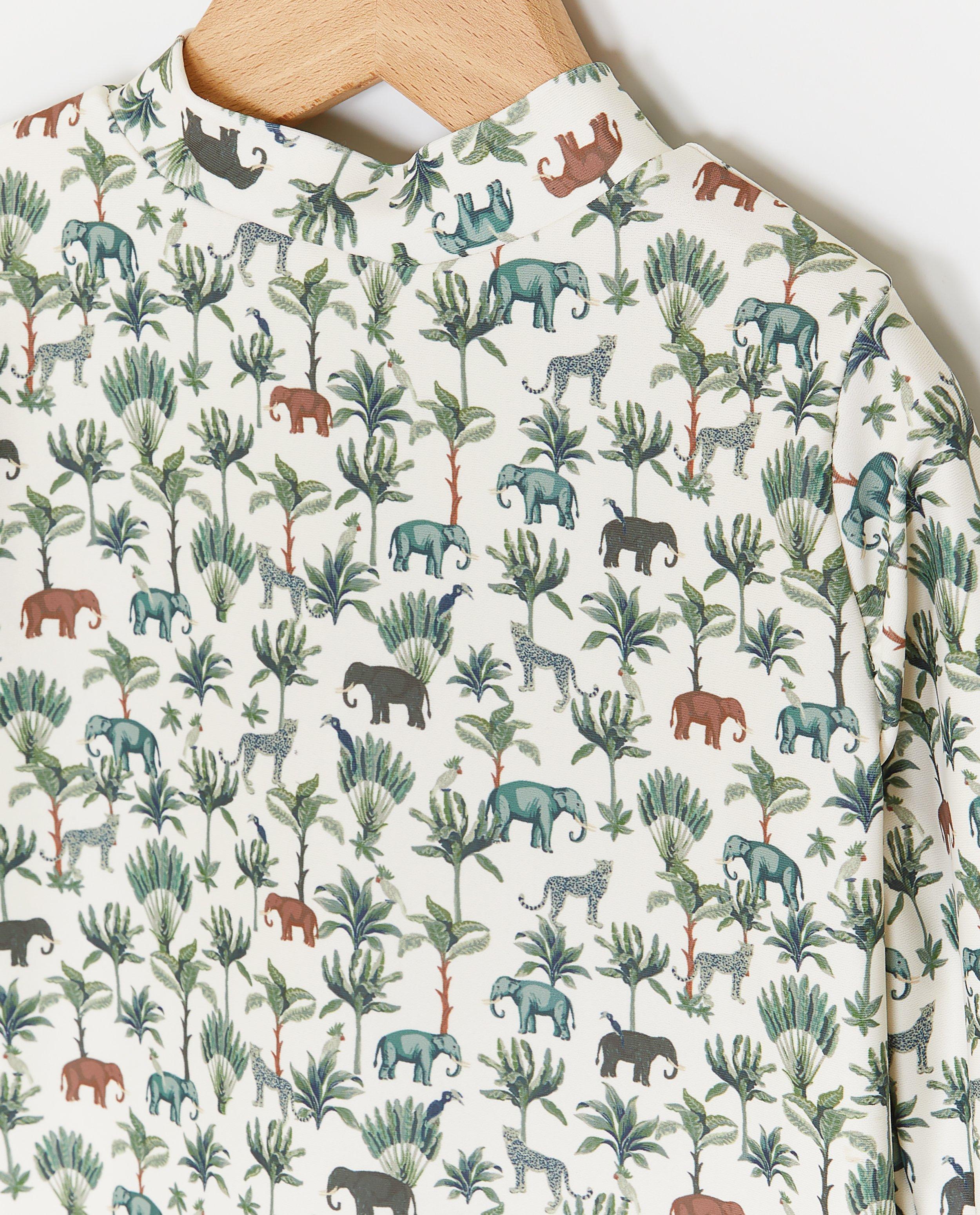 Zwemkleding - Zwempak met print, UPF 50+, 62-104