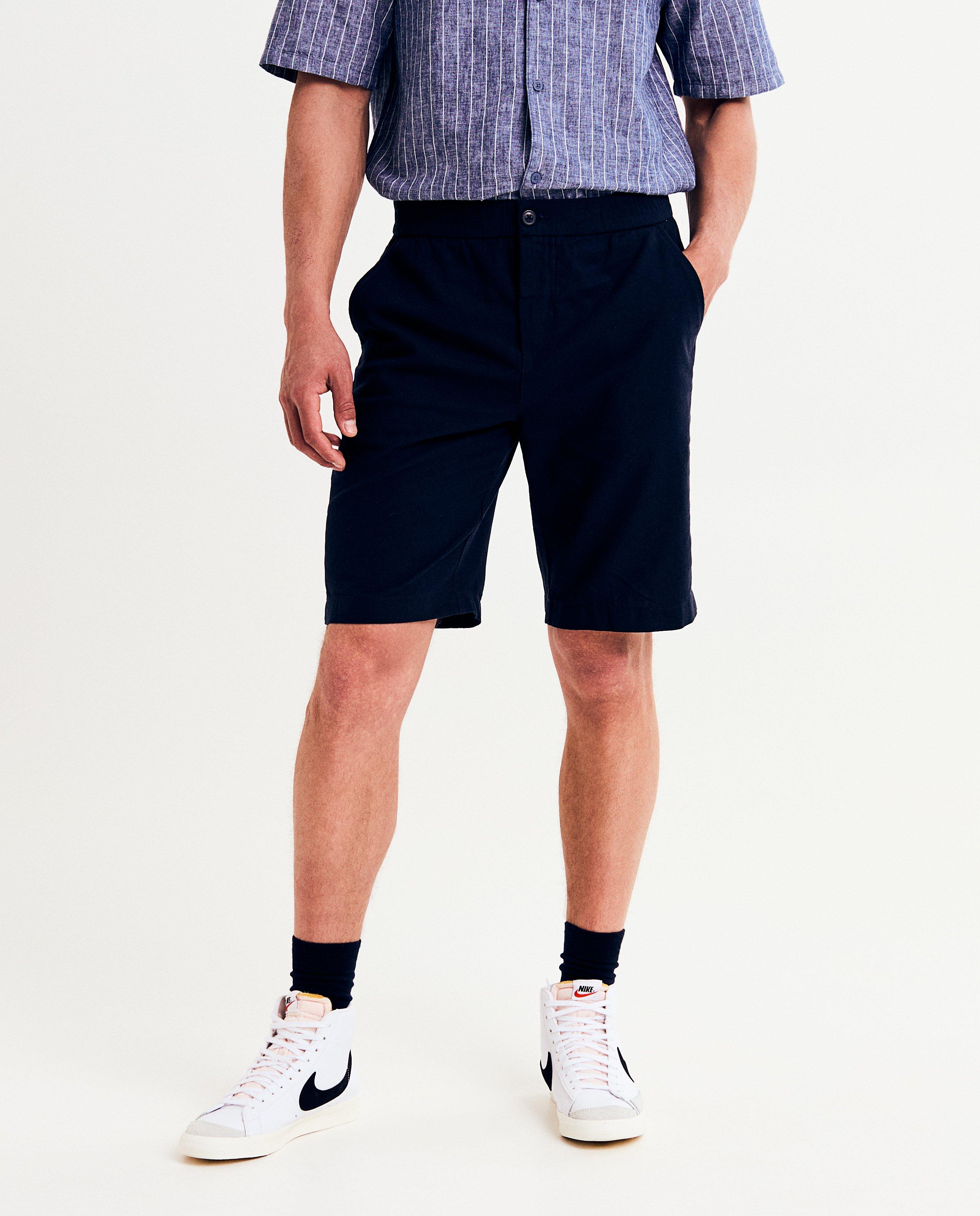 Shorten - Short met linnen, relaxed fit